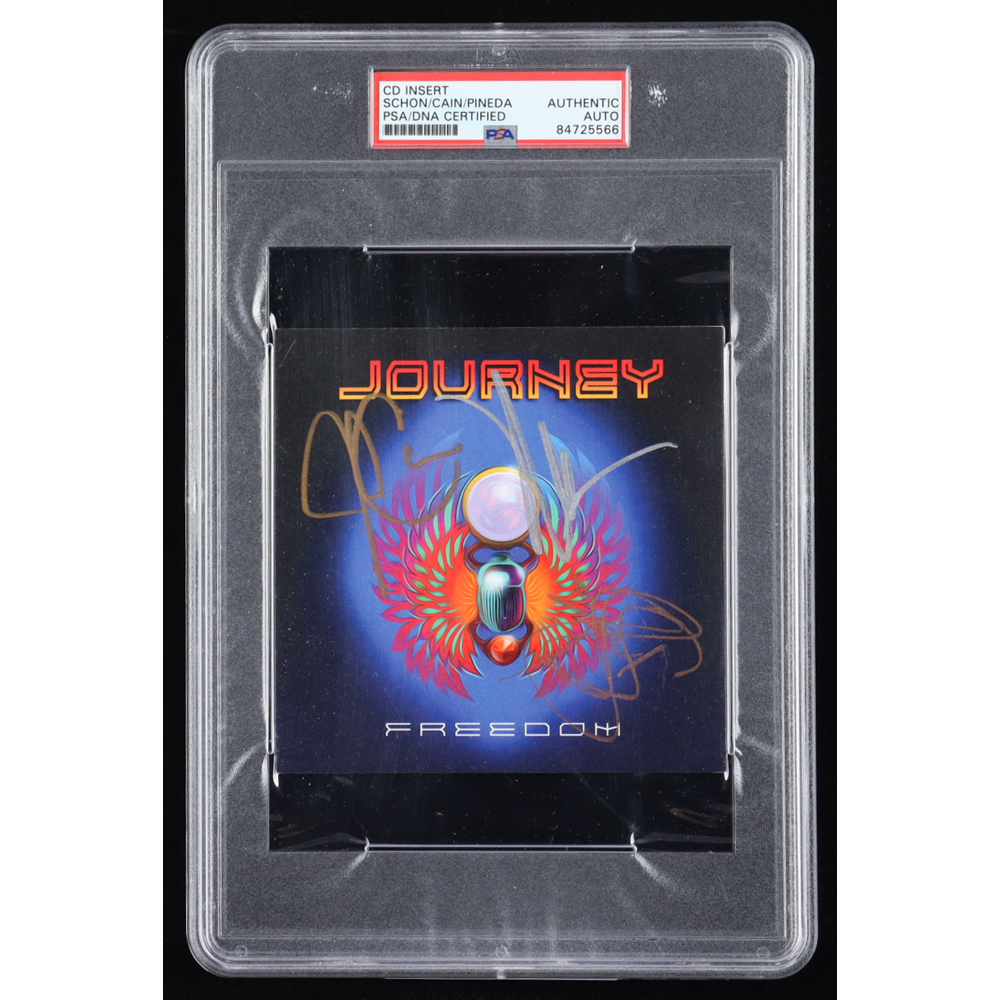 Neil Schon, Jonathan Cain &amp; Arnel Pineda Signed "Journey: Freedom" CD ...