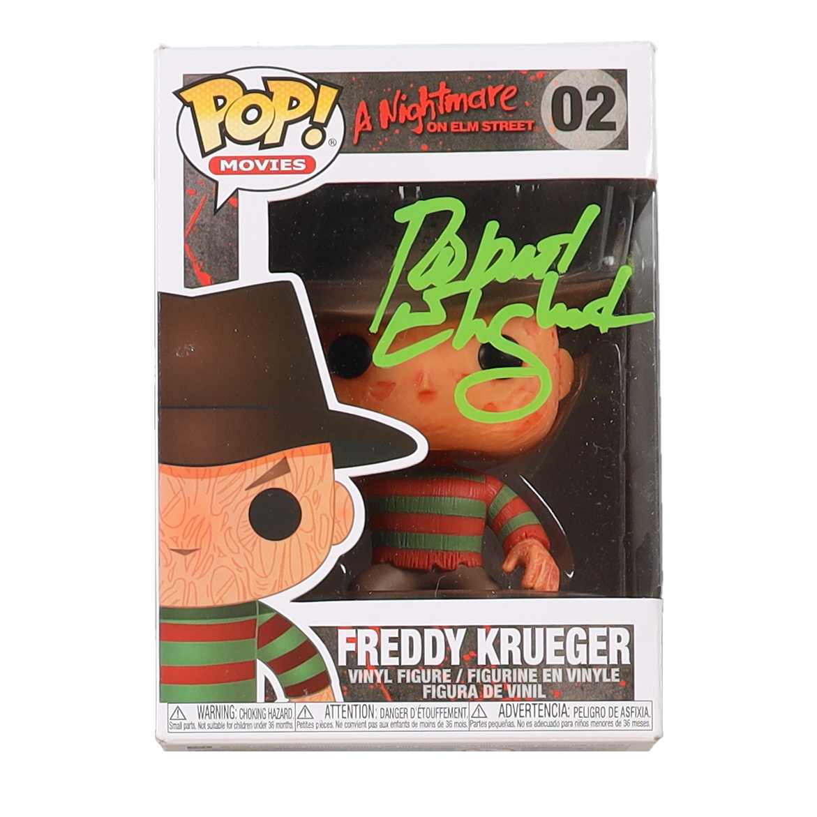 Robert Englund Signed "A Nightmare On Elm Street" #02 Freddy Krueger Funko Pop! Vinyl Figure (Beckett) at PristineAuction.com Robert Englund Signed "A Nightmare On Elm Street" #02 Freddy Krueger Funko Pop! Vinyl Figure (Beckett) at PristineAuction.com