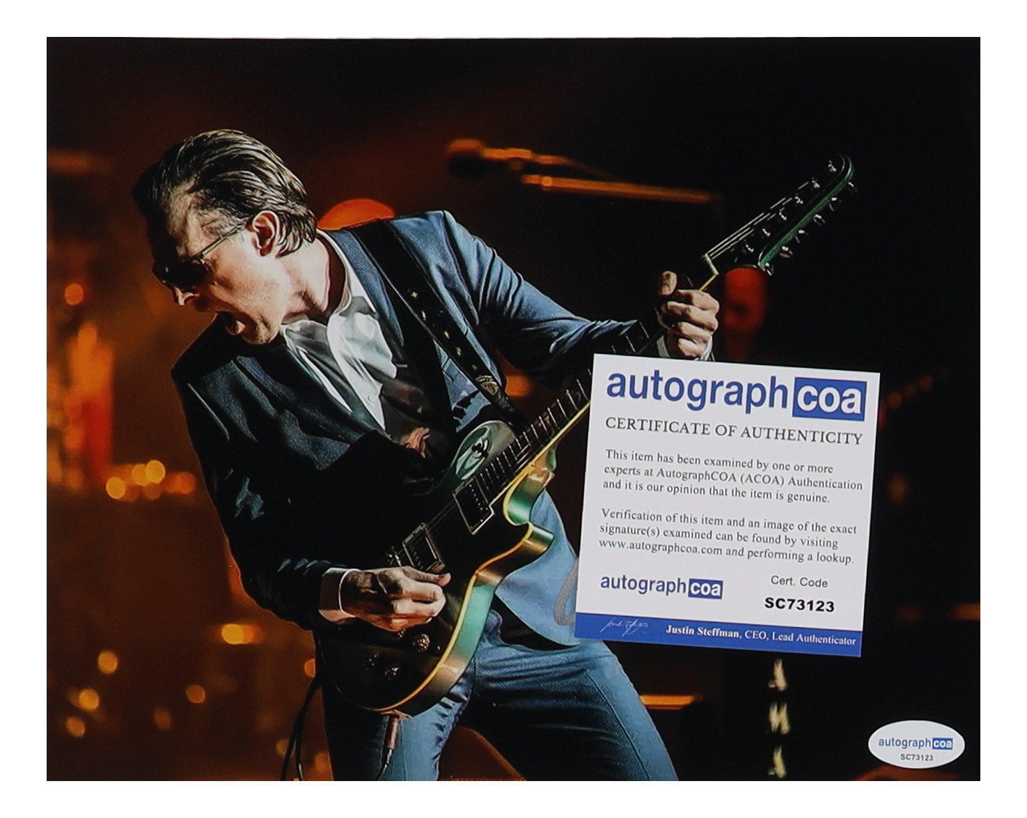 Joe Bonamassa Signed 8x10 Photo (AutographCOA) at PristineAuction.com Joe Bonamassa Signed 8x10 Photo (AutographCOA) at PristineAuction.com