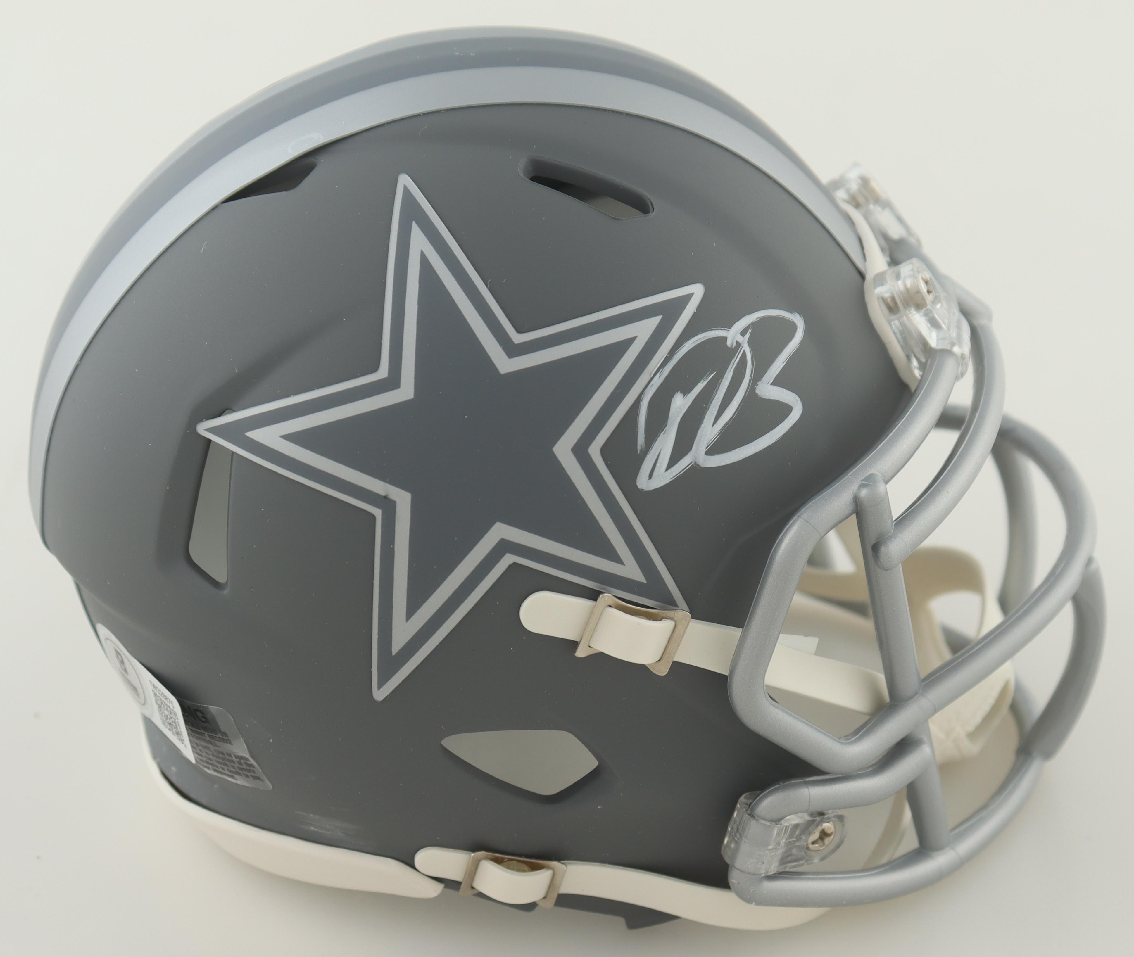 DaRon Bland Signed Cowboys Slate Alternate Speed Mini Helmet (Beckett) at PristineAuction.com DaRon Bland Signed Cowboys Slate Alternate Speed Mini Helmet (Beckett) at PristineAuction.com