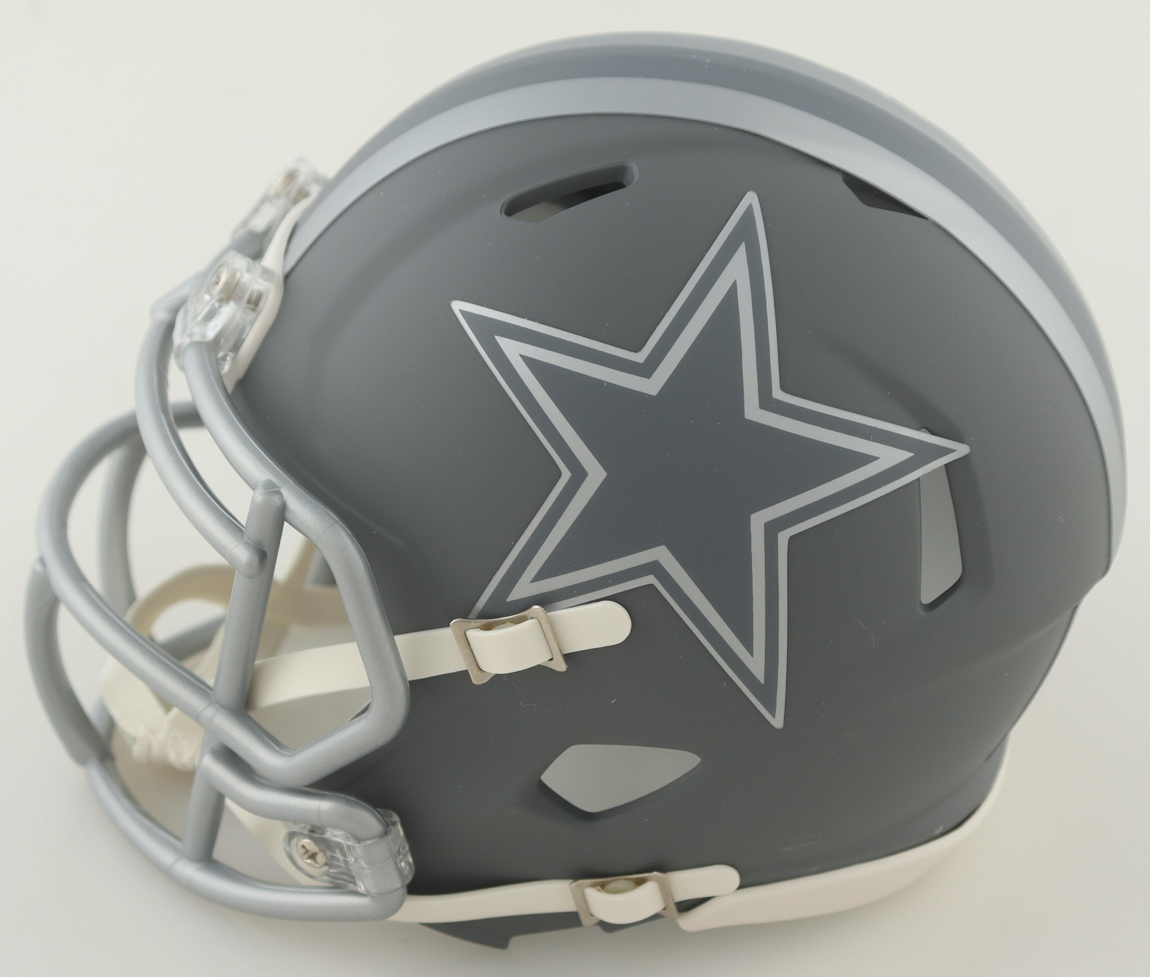 DaRon Bland Signed Cowboys Slate Alternate Speed Mini Helmet (Beckett) at PristineAuction.com DaRon Bland Signed Cowboys Slate Alternate Speed Mini Helmet (Beckett) at PristineAuction.com