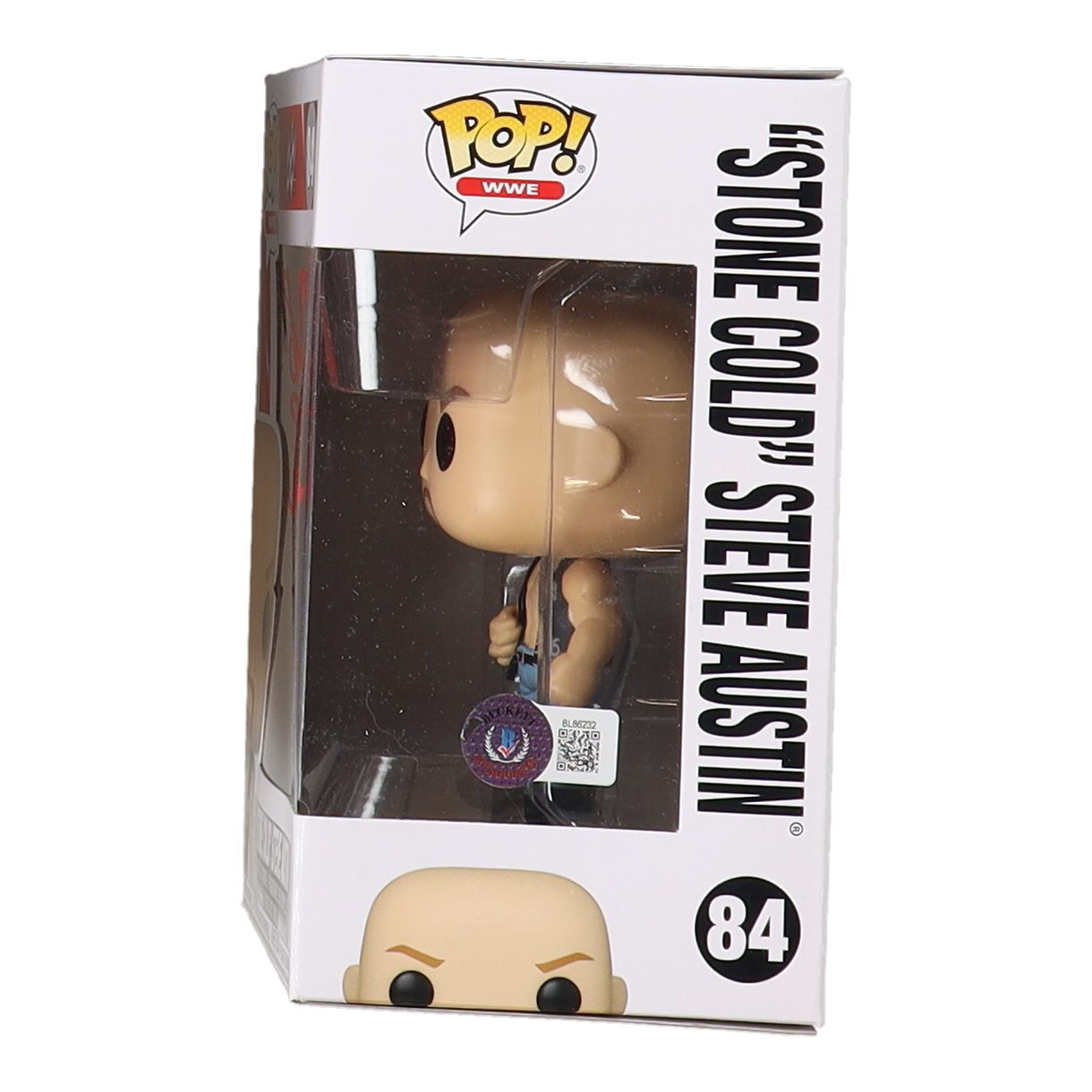 "Stone Cold" Steve Austin Signed WWE #84 Funko Pop! Vinyl Figure (Beckett) at PristineAuction.com "Stone Cold" Steve Austin Signed WWE #84 Funko Pop! Vinyl Figure (Beckett) at PristineAuction.com