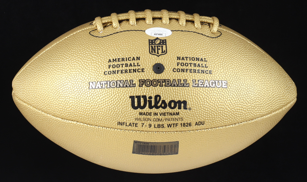 Joe Montana Signed "The Duke" NFL Gold Football (JSA) at PristineAuction.com Joe Montana Signed "The Duke" NFL Gold Football (JSA) at PristineAuction.com