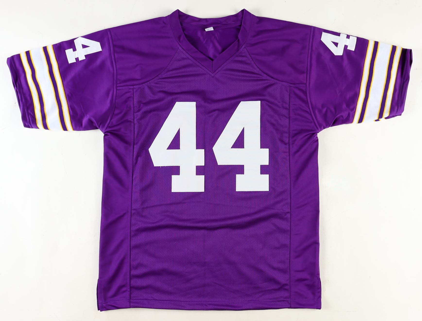 Chuck Foreman Signed Career Highlight Stat Jersey (JSA) at PristineAuction.com Chuck Foreman Signed Career Highlight Stat Jersey (JSA) at PristineAuction.com