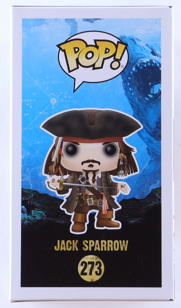 Johnny Depp Signed "Pirates of the Caribbean" #273 Jack Sparrow Funko Pop! Vinyl Figure (Beckett) at PristineAuction.com Johnny Depp Signed "Pirates of the Caribbean" #273 Jack Sparrow Funko Pop! Vinyl Figure (Beckett) at PristineAuction.com