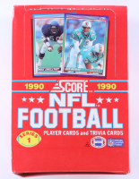 1990 Score Series 1 Football Wax Box of (36) Packs at PristineAuction.com