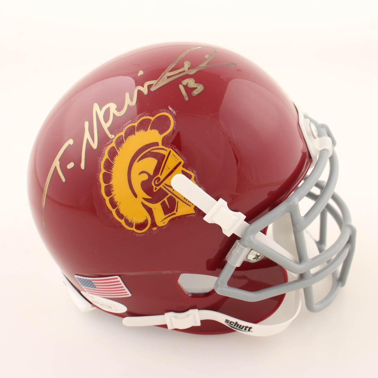 Todd Marinovich Signed USC Trojans Mini Helmet (JSA) at PristineAuction.com Todd Marinovich Signed USC Trojans Mini Helmet (JSA) at PristineAuction.com