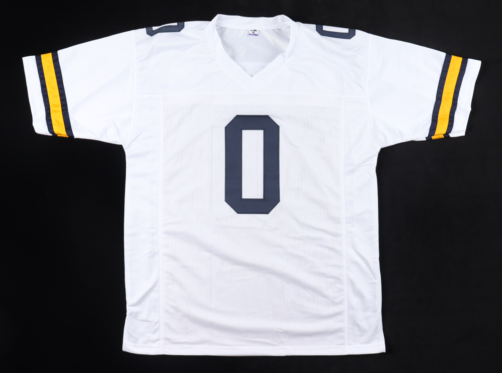 Mike Sainristil Signed Jersey (JSA) at PristineAuction.com Mike Sainristil Signed Jersey (JSA) at PristineAuction.com