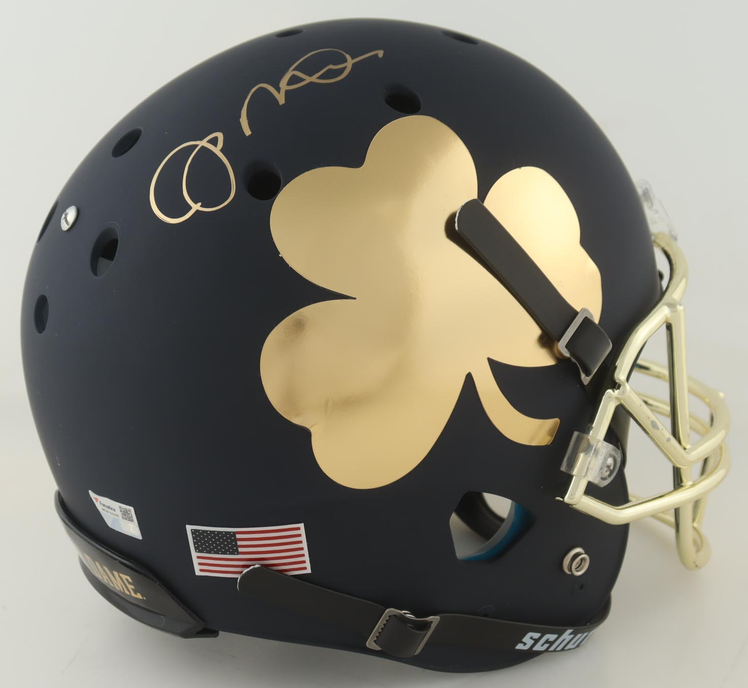 Joe Montana Signed Notre Dame Fighting Irish Full Size Helmet (Fanatics) at PristineAuction.com Joe Montana Signed Notre Dame Fighting Irish Full Size Helmet (Fanatics) at PristineAuction.com