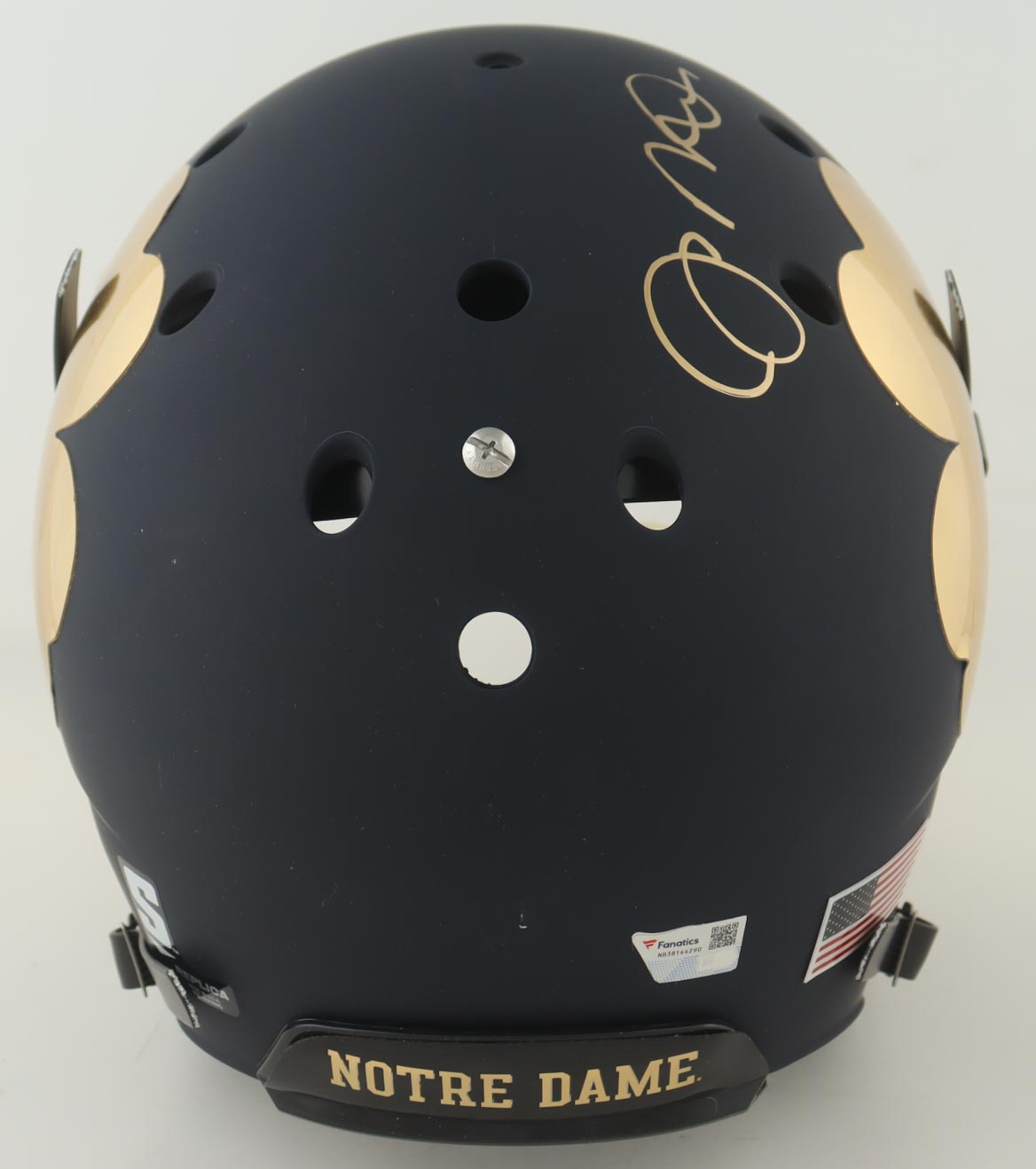 Joe Montana Signed Notre Dame Fighting Irish Full Size Helmet (Fanatics) at PristineAuction.com Joe Montana Signed Notre Dame Fighting Irish Full Size Helmet (Fanatics) at PristineAuction.com