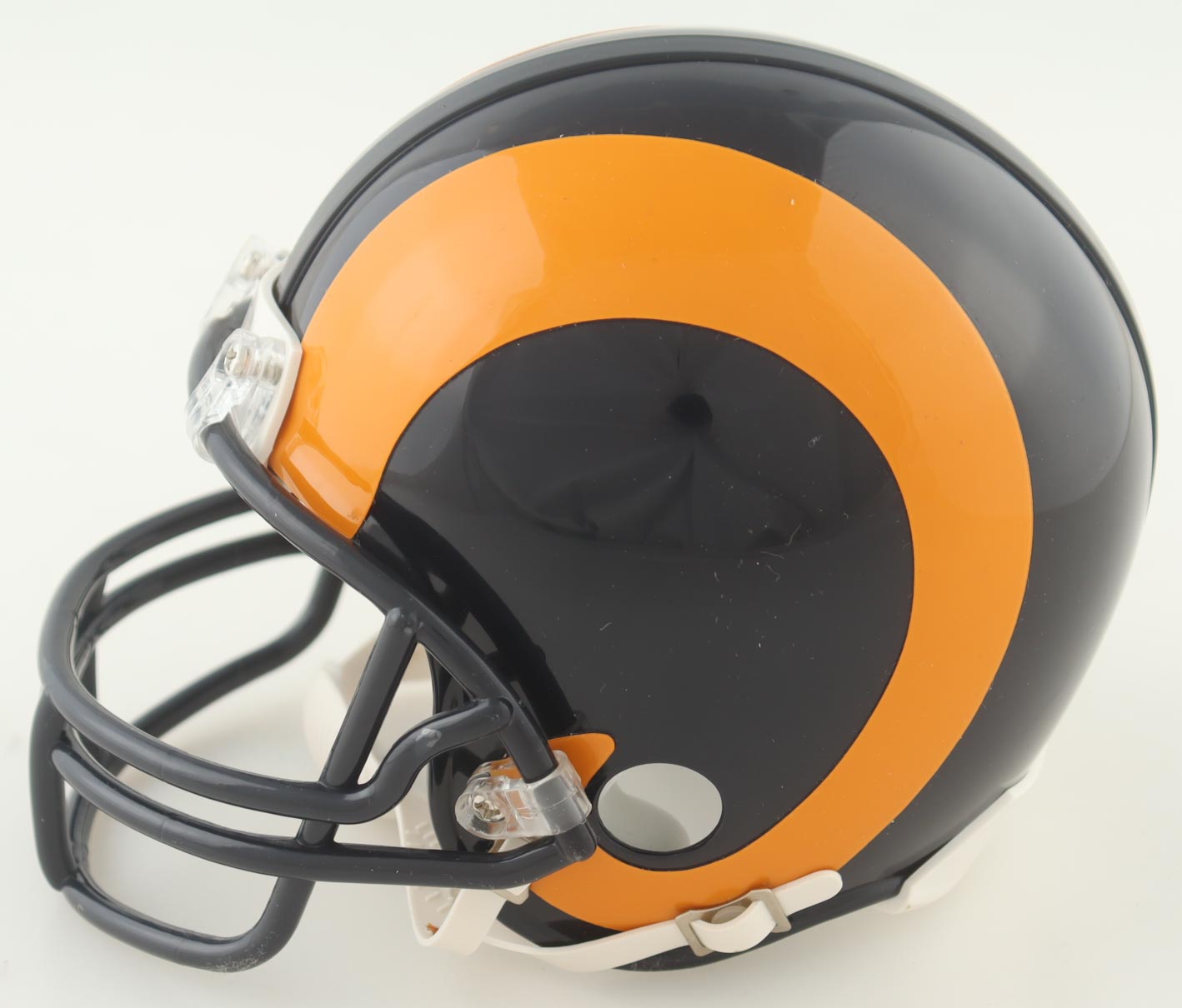 Orlando Pace Signed Rams Throwback Mini Helmet Inscribed "HOF 16" (JSA) at PristineAuction.com Orlando Pace Signed Rams Throwback Mini Helmet Inscribed "HOF 16" (JSA) at PristineAuction.com