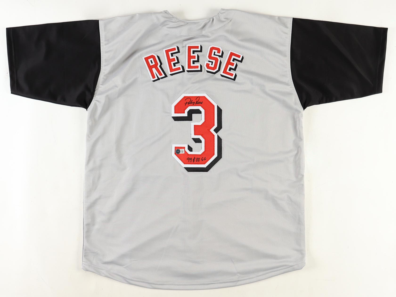Pokey Reese Signed Jersey Inscribed "99 & 00 Gg" (Beckett) at PristineAuction.com Pokey Reese Signed Jersey Inscribed "99 & 00 Gg" (Beckett) at PristineAuction.com