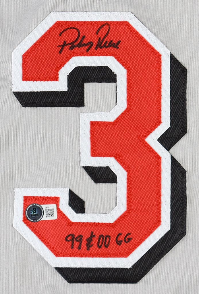 Pokey Reese Signed Jersey Inscribed "99 & 00 Gg" (Beckett) at PristineAuction.com Pokey Reese Signed Jersey Inscribed "99 & 00 Gg" (Beckett) at PristineAuction.com