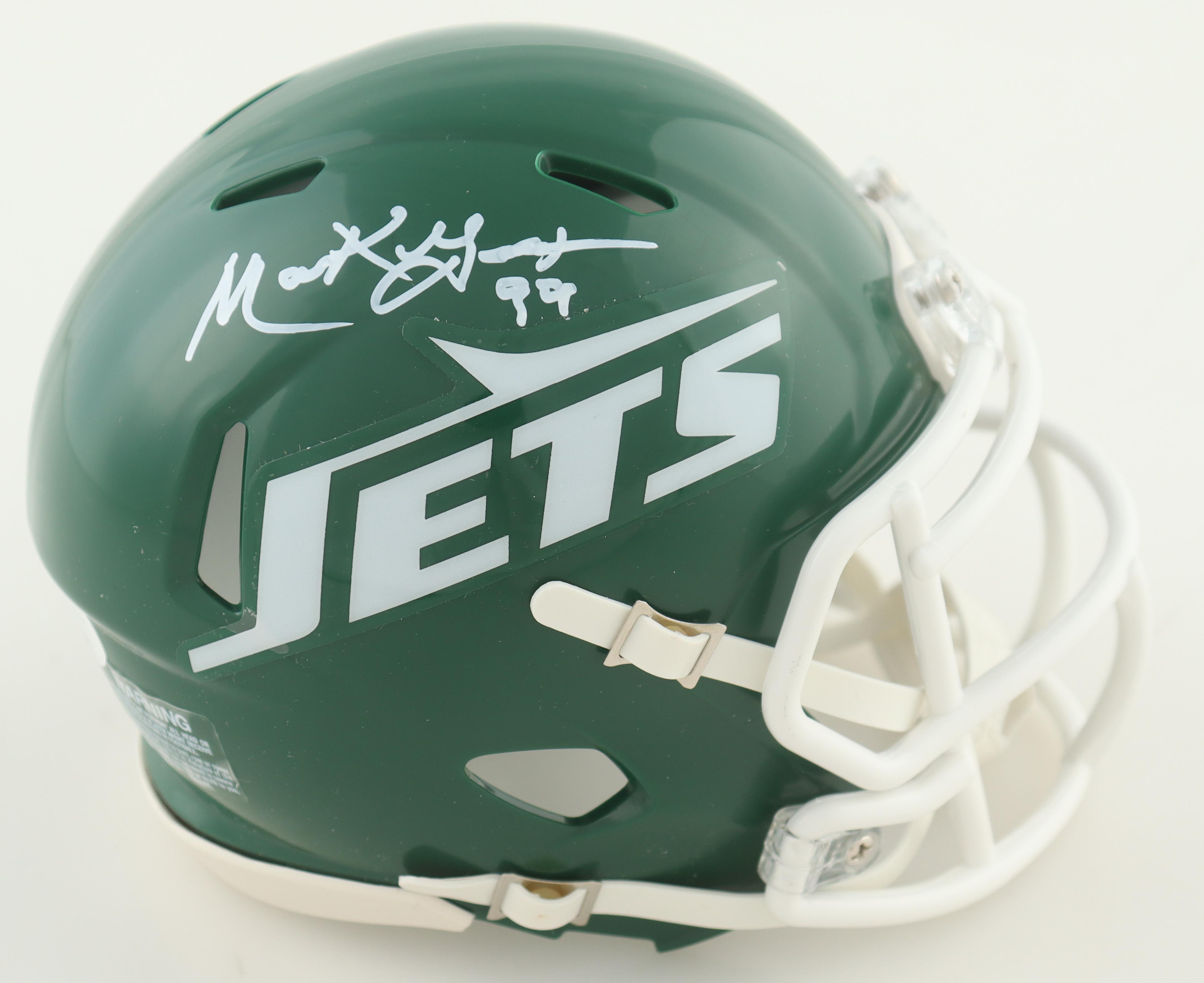 Mark Gastineau Signed Jets Speed Mini Helmet (JSA) at PristineAuction.com Mark Gastineau Signed Jets Speed Mini Helmet (JSA) at PristineAuction.com