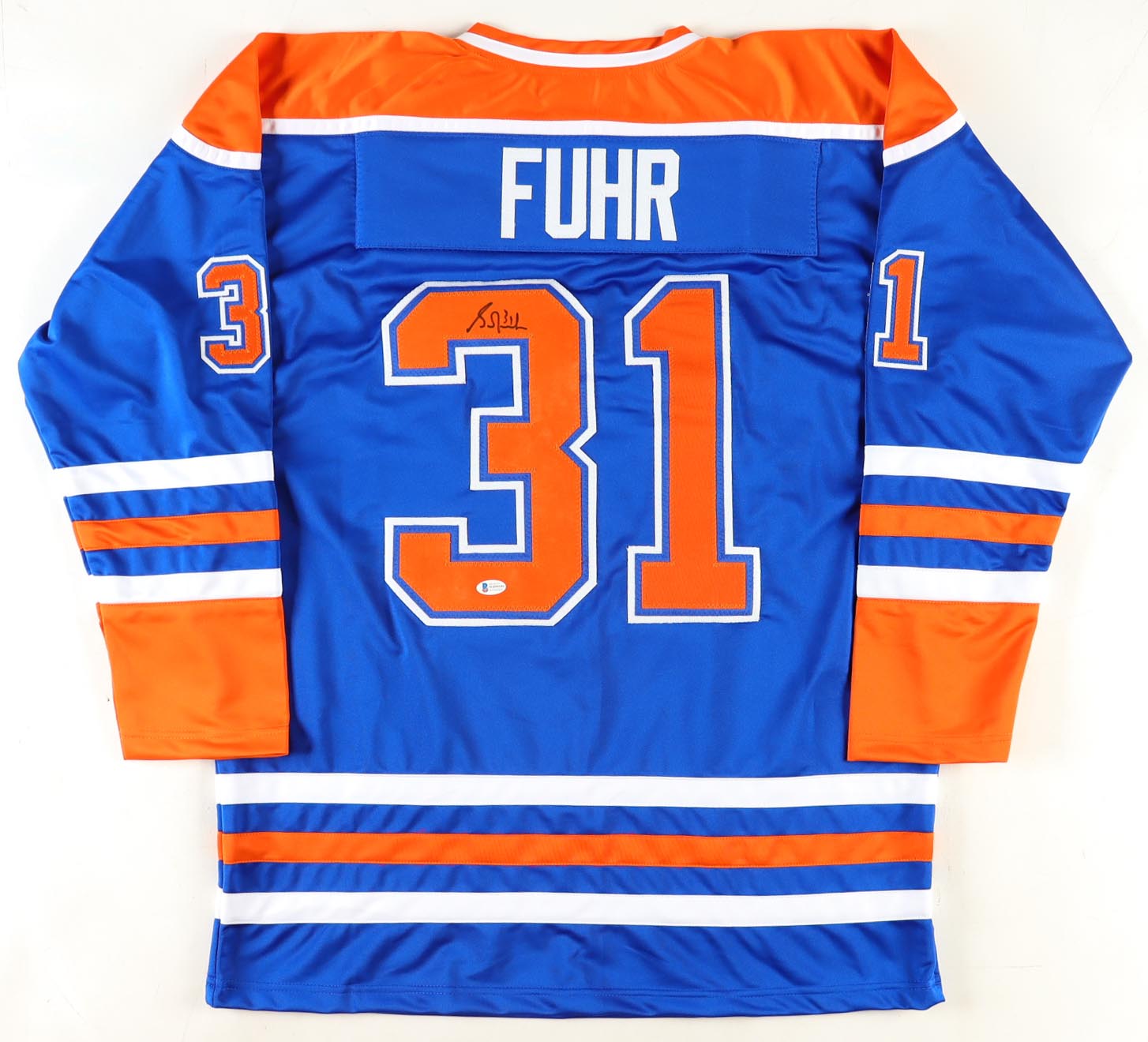 Grant Fuhr Signed Jersey (Beckett) at PristineAuction.com Grant Fuhr Signed Jersey (Beckett) at PristineAuction.com
