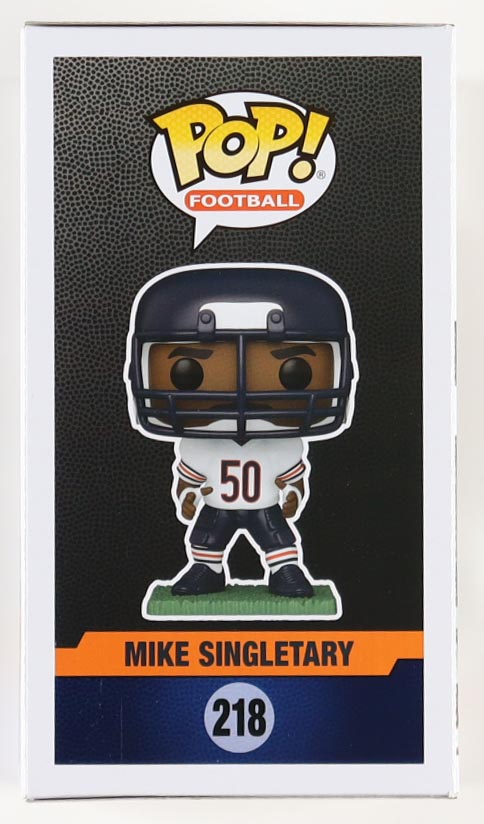 Mike Singletary Signed Bears #218 Funko Pop! Vinyl Figure Inscribed "HOF 98" (Beckett) at PristineAuction.com Mike Singletary Signed Bears #218 Funko Pop! Vinyl Figure Inscribed "HOF 98" (Beckett) at PristineAuction.com