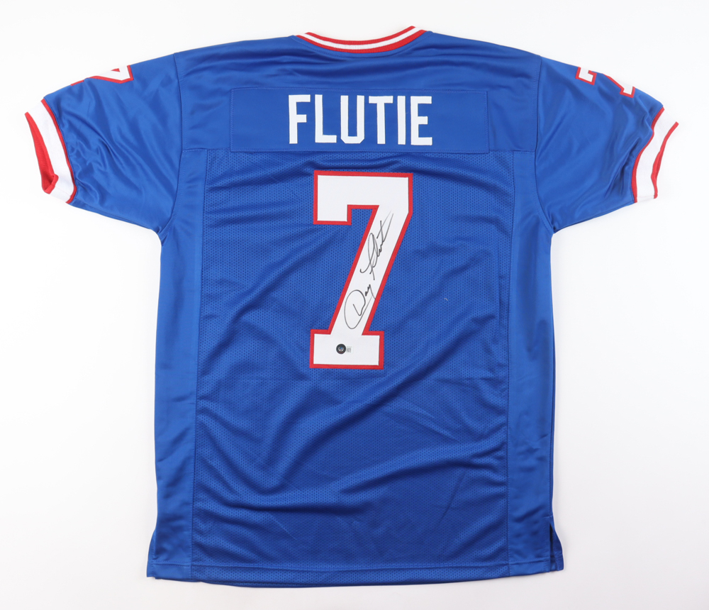 Doug Flutie Signed Jersey (Beckett) at PristineAuction.com Doug Flutie Signed Jersey (Beckett) at PristineAuction.com