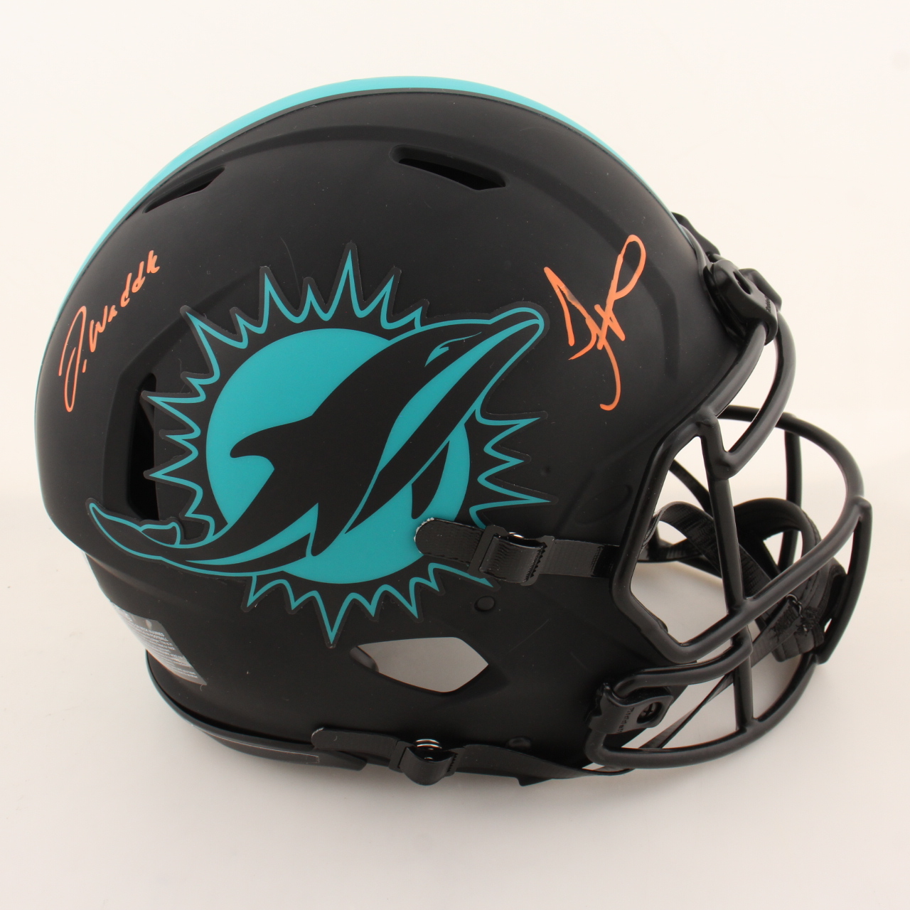 Tyreek Hill & Jaylen Waddle Signed Dolphins Full-Size Authentic On-Field Eclipse Alternate Speed Helmet (Fanatics) at PristineAuction.com Tyreek Hill & Jaylen Waddle Signed Dolphins Full-Size Authentic On-Field Eclipse Alternate Speed Helmet (Fanatics) at PristineAuction.com