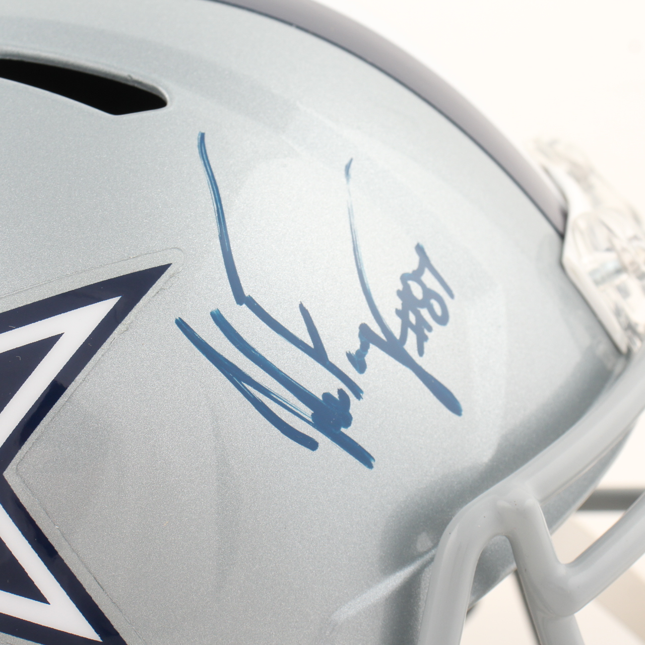 Jake Ferguson Signed Cowboys Full-Size Speed Helmet Inscribed "We Dem Boyz!" (Beckett) at PristineAuction.com Jake Ferguson Signed Cowboys Full-Size Speed Helmet Inscribed "We Dem Boyz!" (Beckett) at PristineAuction.com