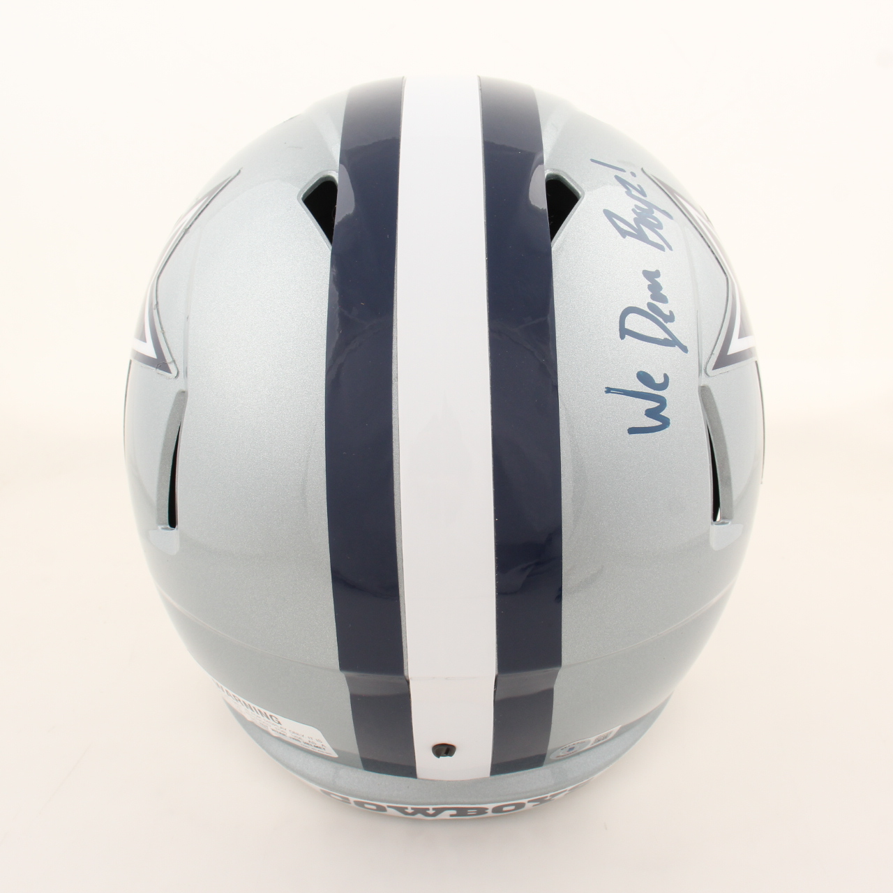 Jake Ferguson Signed Cowboys Full-Size Speed Helmet Inscribed "We Dem Boyz!" (Beckett) at PristineAuction.com Jake Ferguson Signed Cowboys Full-Size Speed Helmet Inscribed "We Dem Boyz!" (Beckett) at PristineAuction.com