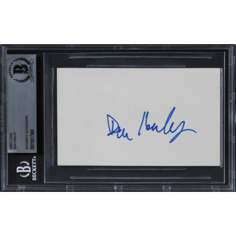 DON HENLEY Signed autographed Photo stage Melody COA Hologram main image 1
