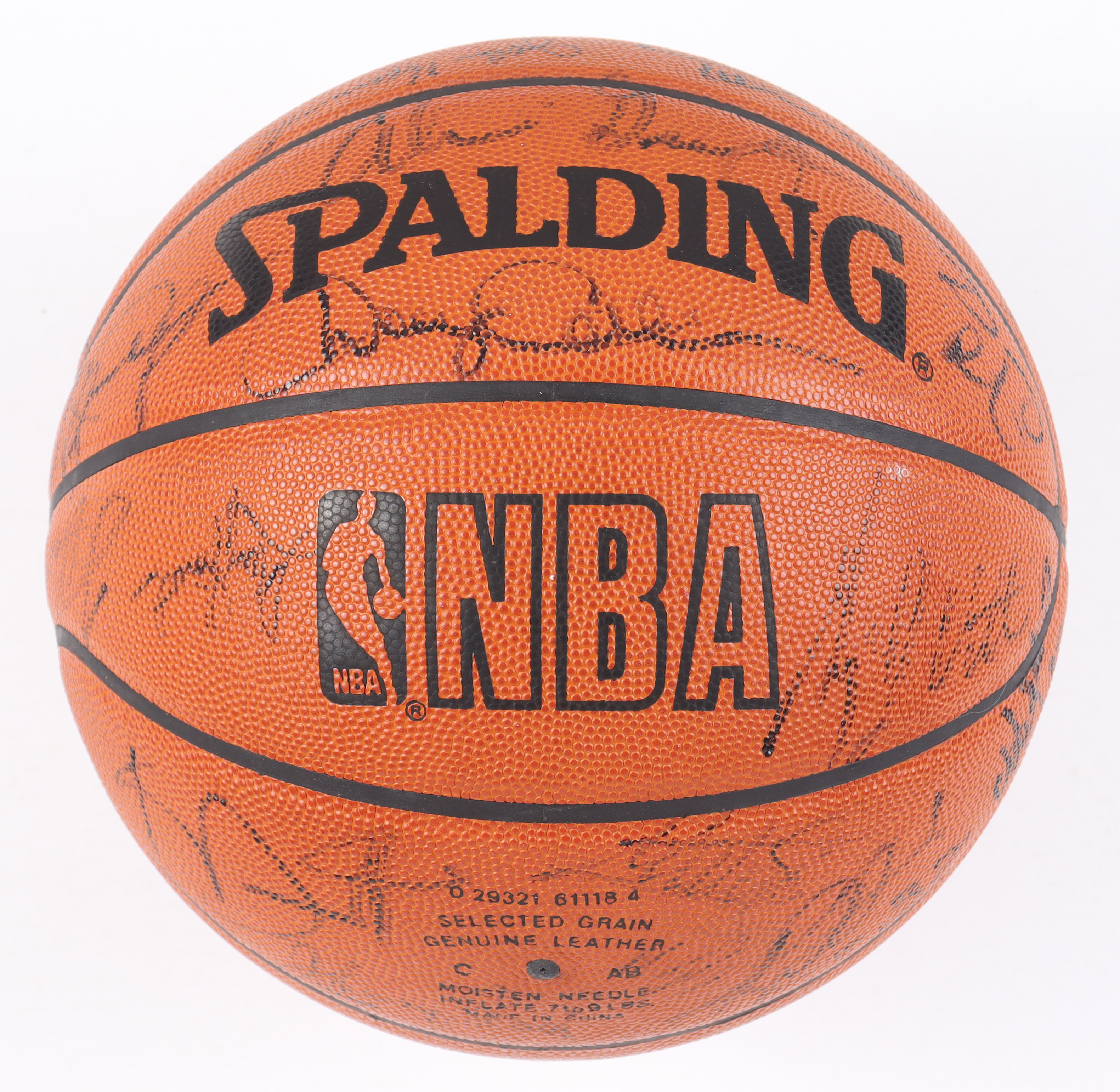 Michael Jordan, John Stockton, Karl Malone, Hakeem Olajuwon, Kevin Garnett | 1997 NBA All-Star Game Basketball Signed By (27) (JSA LOA) at PristineAuction.com Michael Jordan, John Stockton, Karl Malone, Hakeem Olajuwon, Kevin Garnett | 1997 NBA All-Star Game Basketball Signed By (27) (JSA LOA) at PristineAuction.com