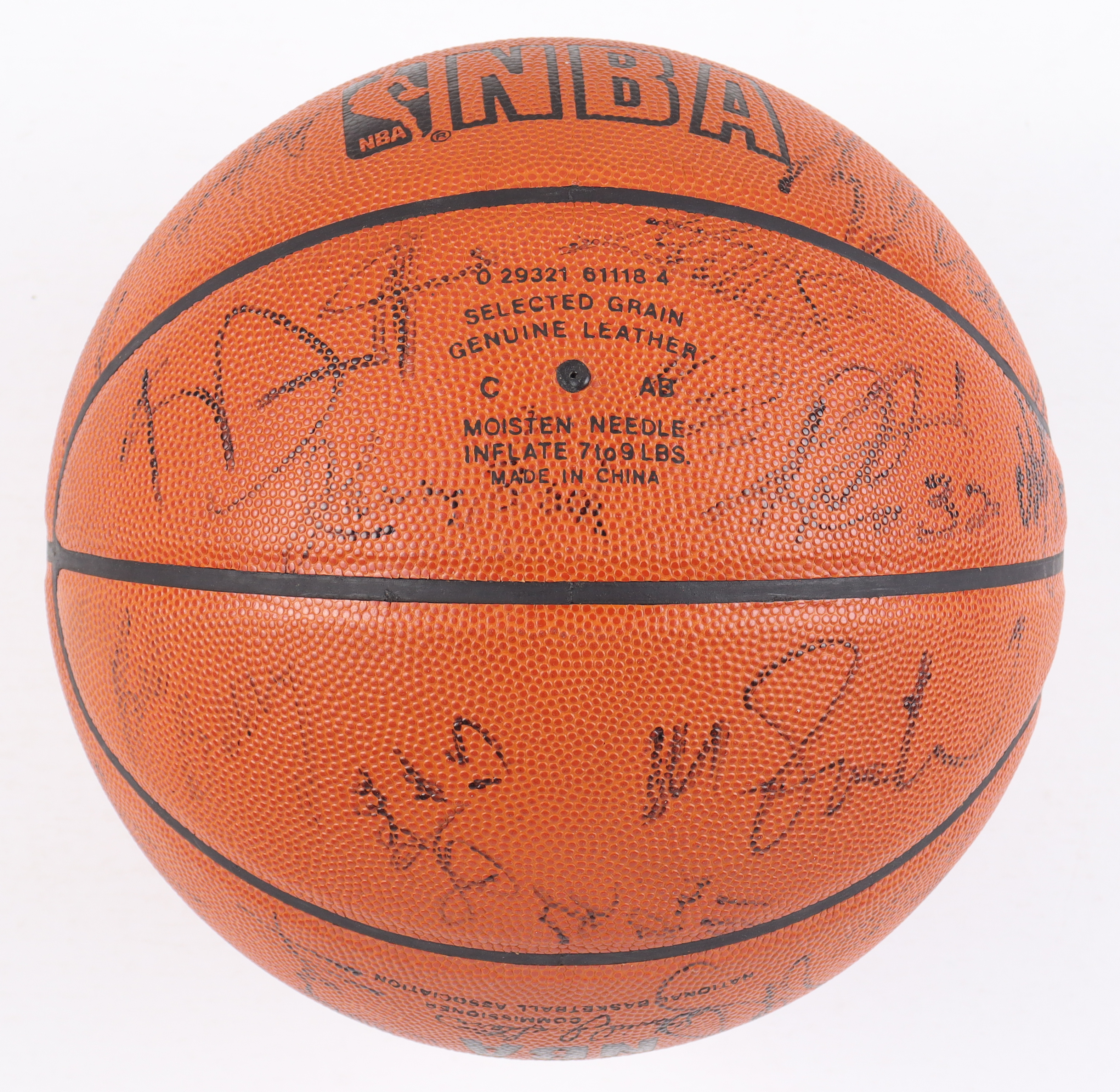 Michael Jordan, John Stockton, Karl Malone, Hakeem Olajuwon, Kevin Garnett | 1997 NBA All-Star Game Basketball Signed By (27) (JSA LOA) at PristineAuction.com Michael Jordan, John Stockton, Karl Malone, Hakeem Olajuwon, Kevin Garnett | 1997 NBA All-Star Game Basketball Signed By (27) (JSA LOA) at PristineAuction.com