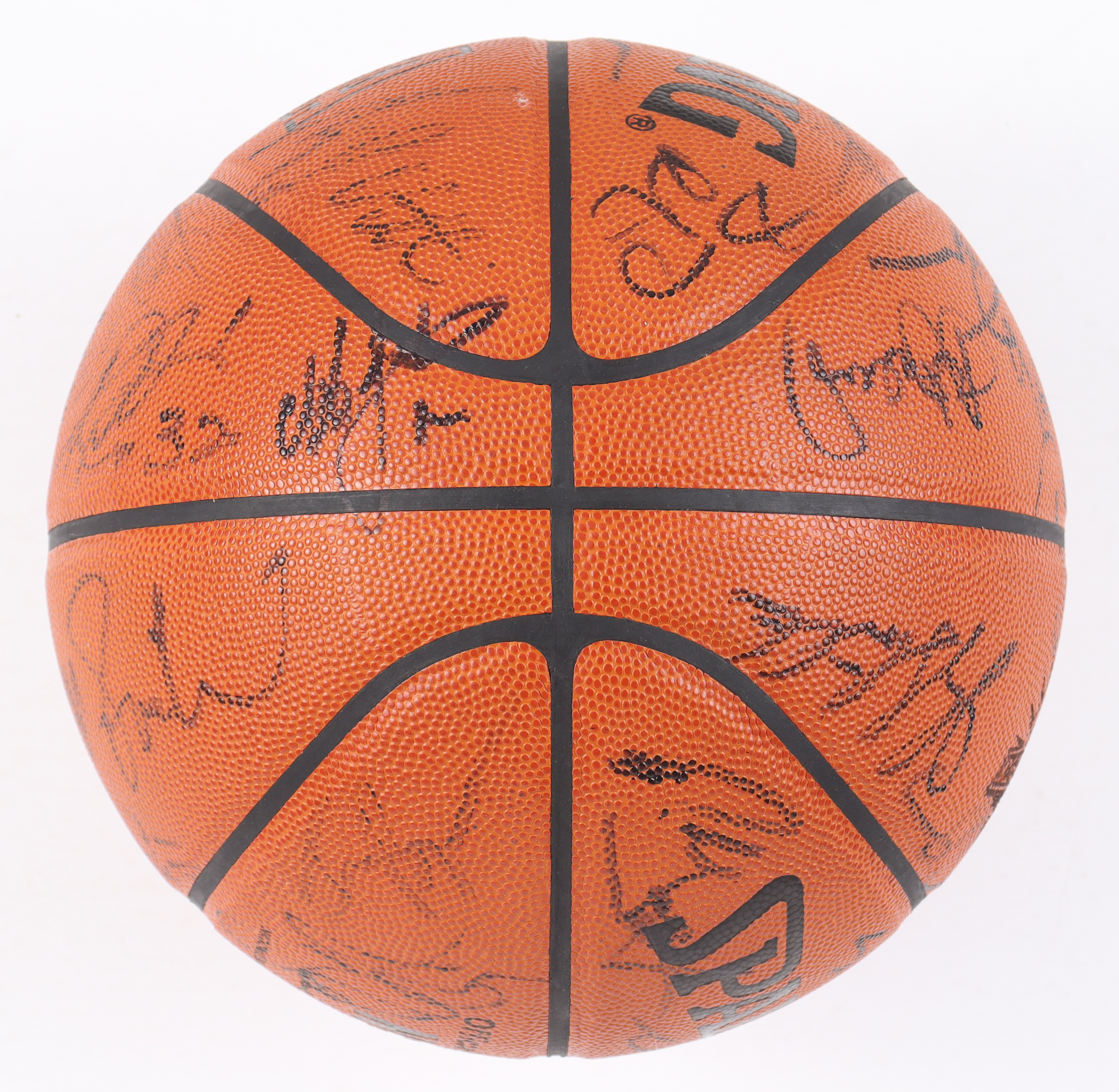 Michael Jordan, John Stockton, Karl Malone, Hakeem Olajuwon, Kevin Garnett | 1997 NBA All-Star Game Basketball Signed By (27) (JSA LOA) at PristineAuction.com Michael Jordan, John Stockton, Karl Malone, Hakeem Olajuwon, Kevin Garnett | 1997 NBA All-Star Game Basketball Signed By (27) (JSA LOA) at PristineAuction.com
