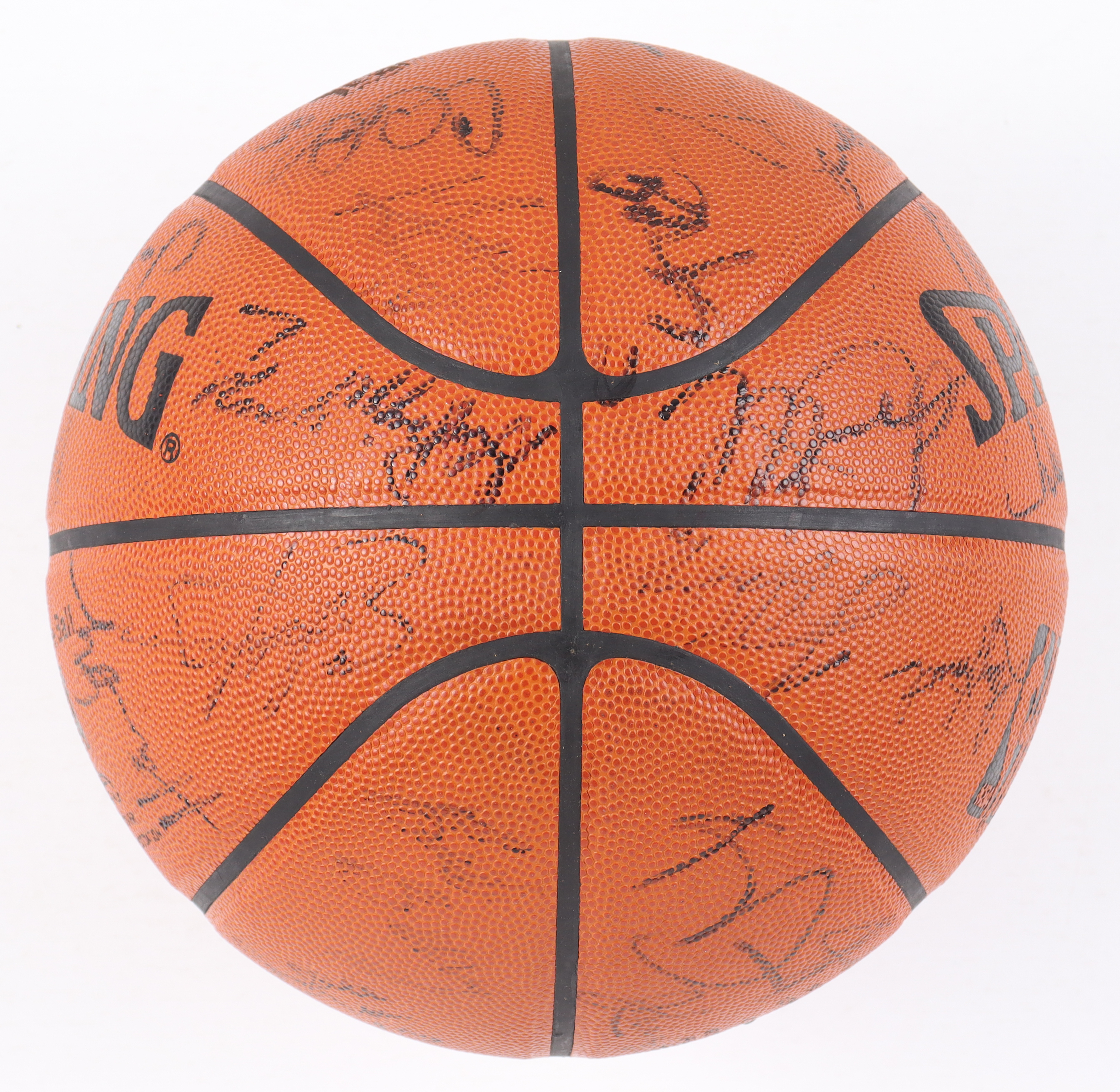 Michael Jordan, John Stockton, Karl Malone, Hakeem Olajuwon, Kevin Garnett | 1997 NBA All-Star Game Basketball Signed By (27) (JSA LOA) at PristineAuction.com Michael Jordan, John Stockton, Karl Malone, Hakeem Olajuwon, Kevin Garnett | 1997 NBA All-Star Game Basketball Signed By (27) (JSA LOA) at PristineAuction.com