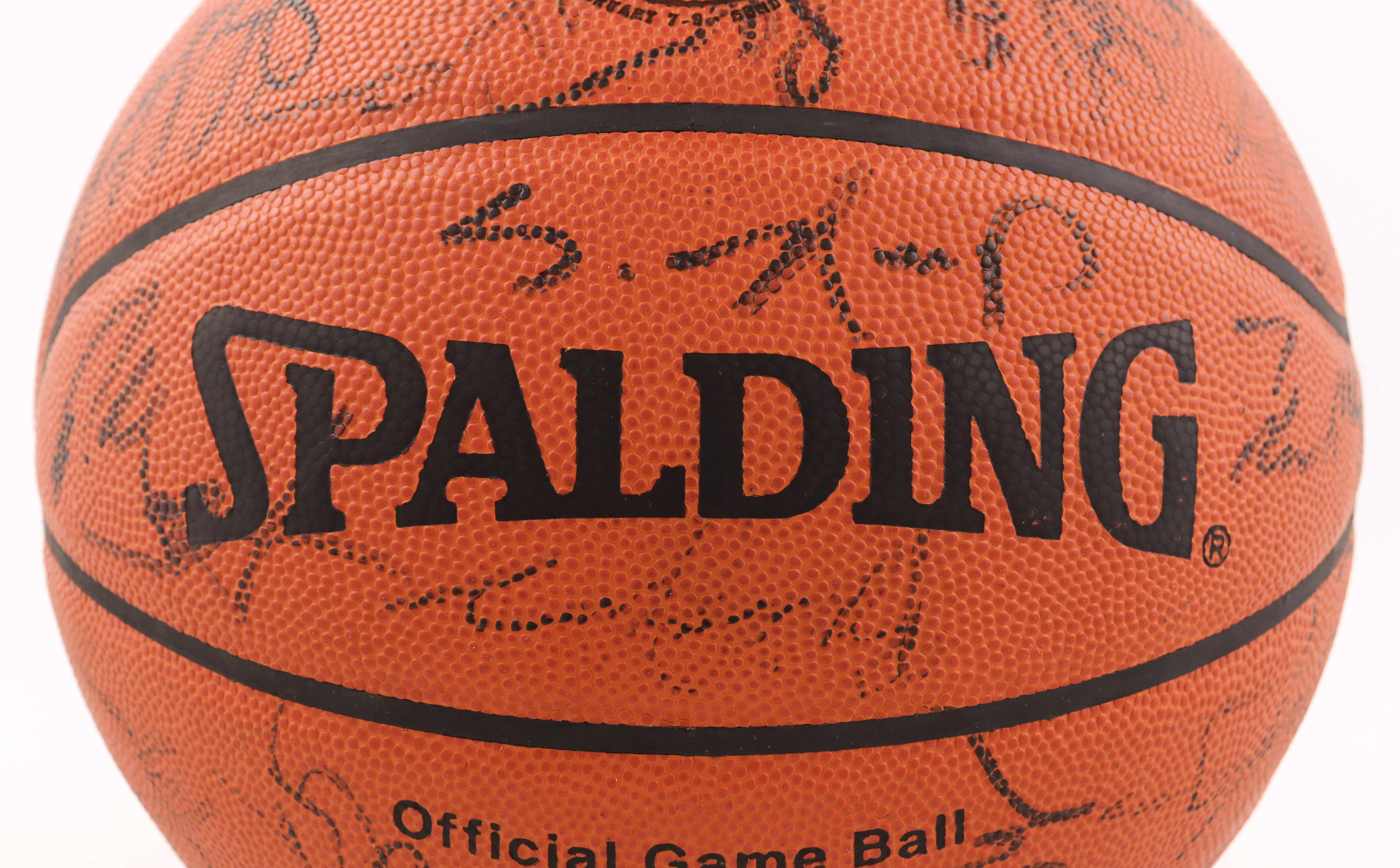 Michael Jordan, John Stockton, Karl Malone, Hakeem Olajuwon, Kevin Garnett | 1997 NBA All-Star Game Basketball Signed By (27) (JSA LOA) at PristineAuction.com Michael Jordan, John Stockton, Karl Malone, Hakeem Olajuwon, Kevin Garnett | 1997 NBA All-Star Game Basketball Signed By (27) (JSA LOA) at PristineAuction.com