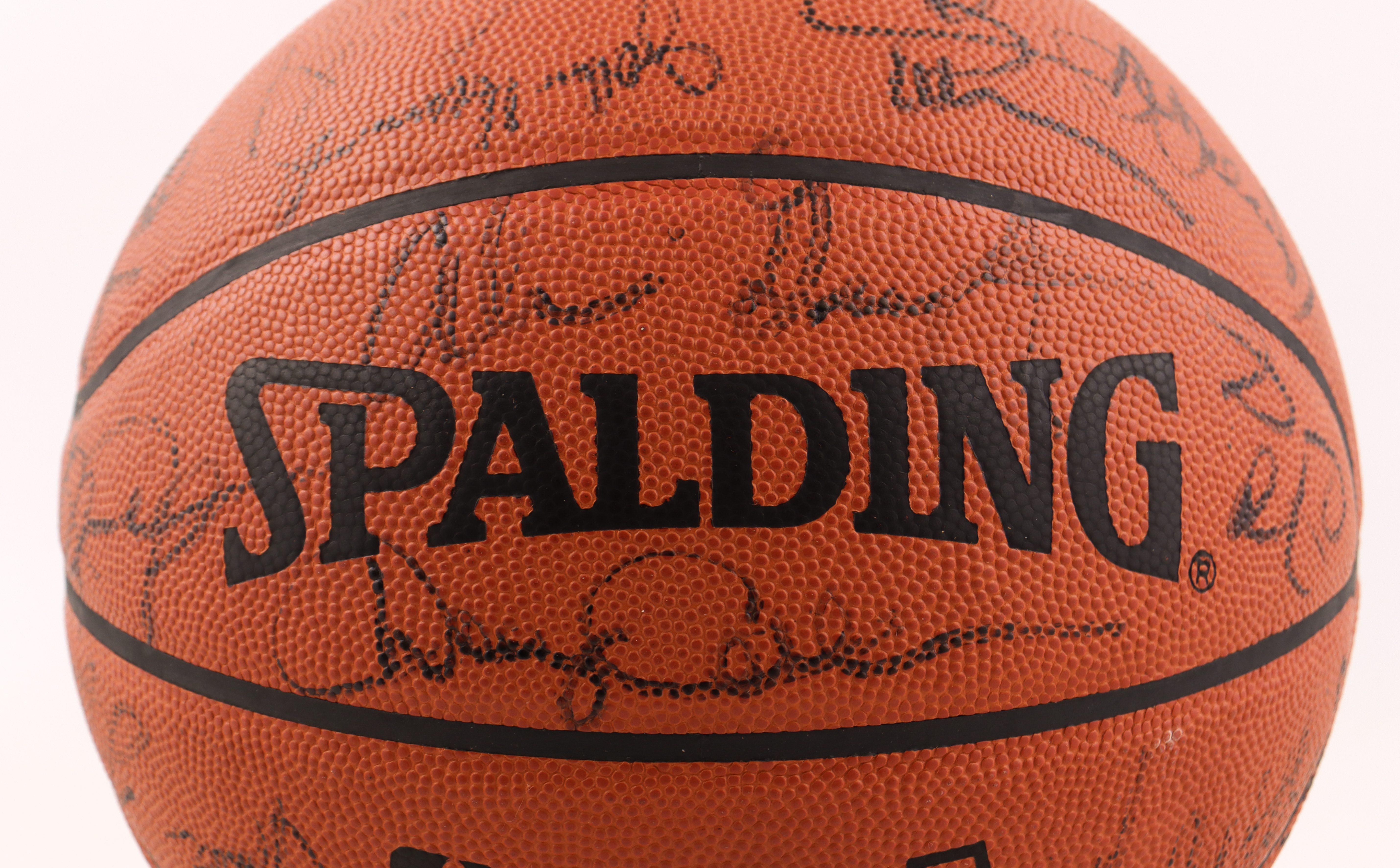 Michael Jordan, John Stockton, Karl Malone, Hakeem Olajuwon, Kevin Garnett | 1997 NBA All-Star Game Basketball Signed By (27) (JSA LOA) at PristineAuction.com Michael Jordan, John Stockton, Karl Malone, Hakeem Olajuwon, Kevin Garnett | 1997 NBA All-Star Game Basketball Signed By (27) (JSA LOA) at PristineAuction.com