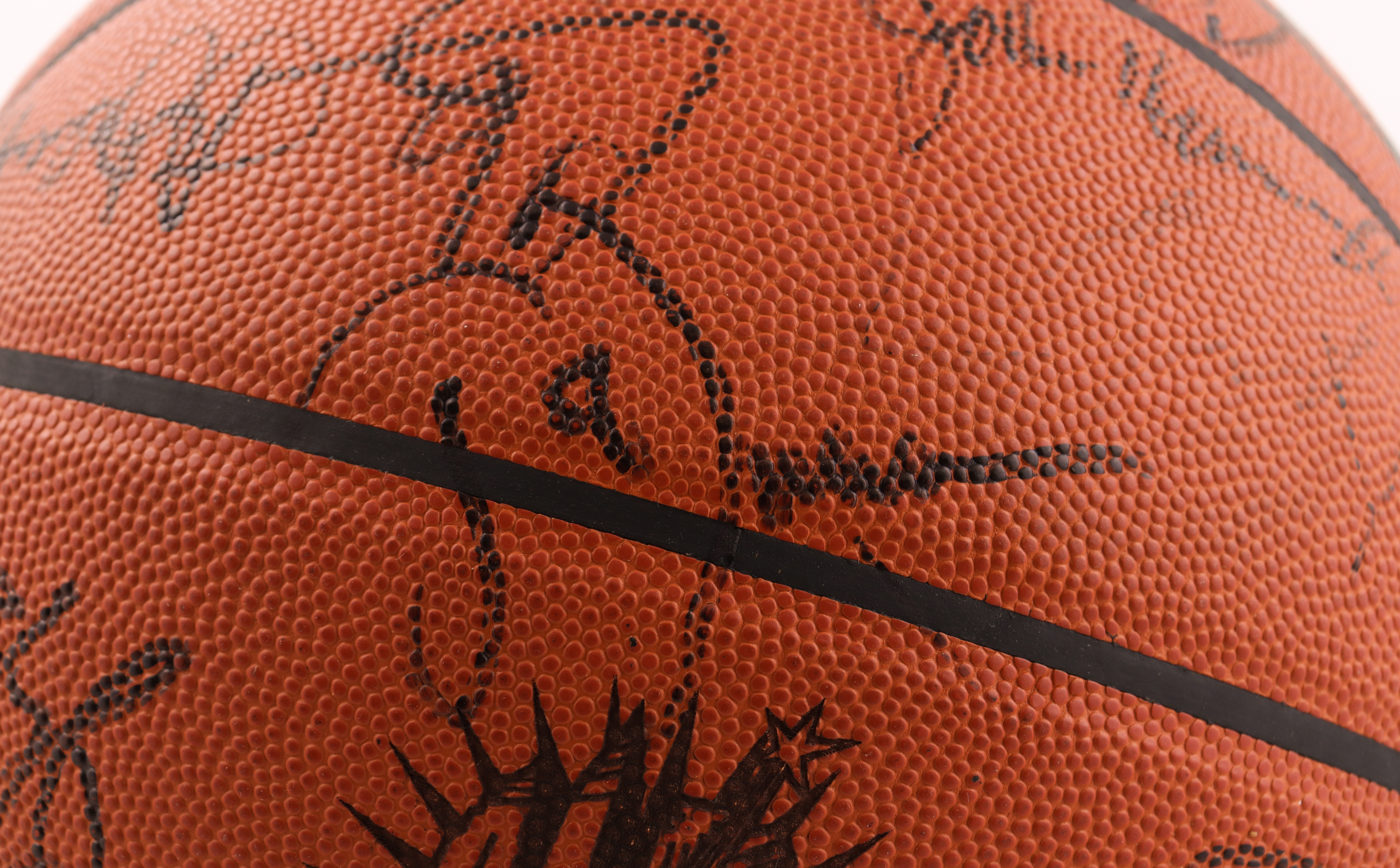 Michael Jordan, John Stockton, Karl Malone, Hakeem Olajuwon, Kevin Garnett | 1997 NBA All-Star Game Basketball Signed By (27) (JSA LOA) at PristineAuction.com Michael Jordan, John Stockton, Karl Malone, Hakeem Olajuwon, Kevin Garnett | 1997 NBA All-Star Game Basketball Signed By (27) (JSA LOA) at PristineAuction.com