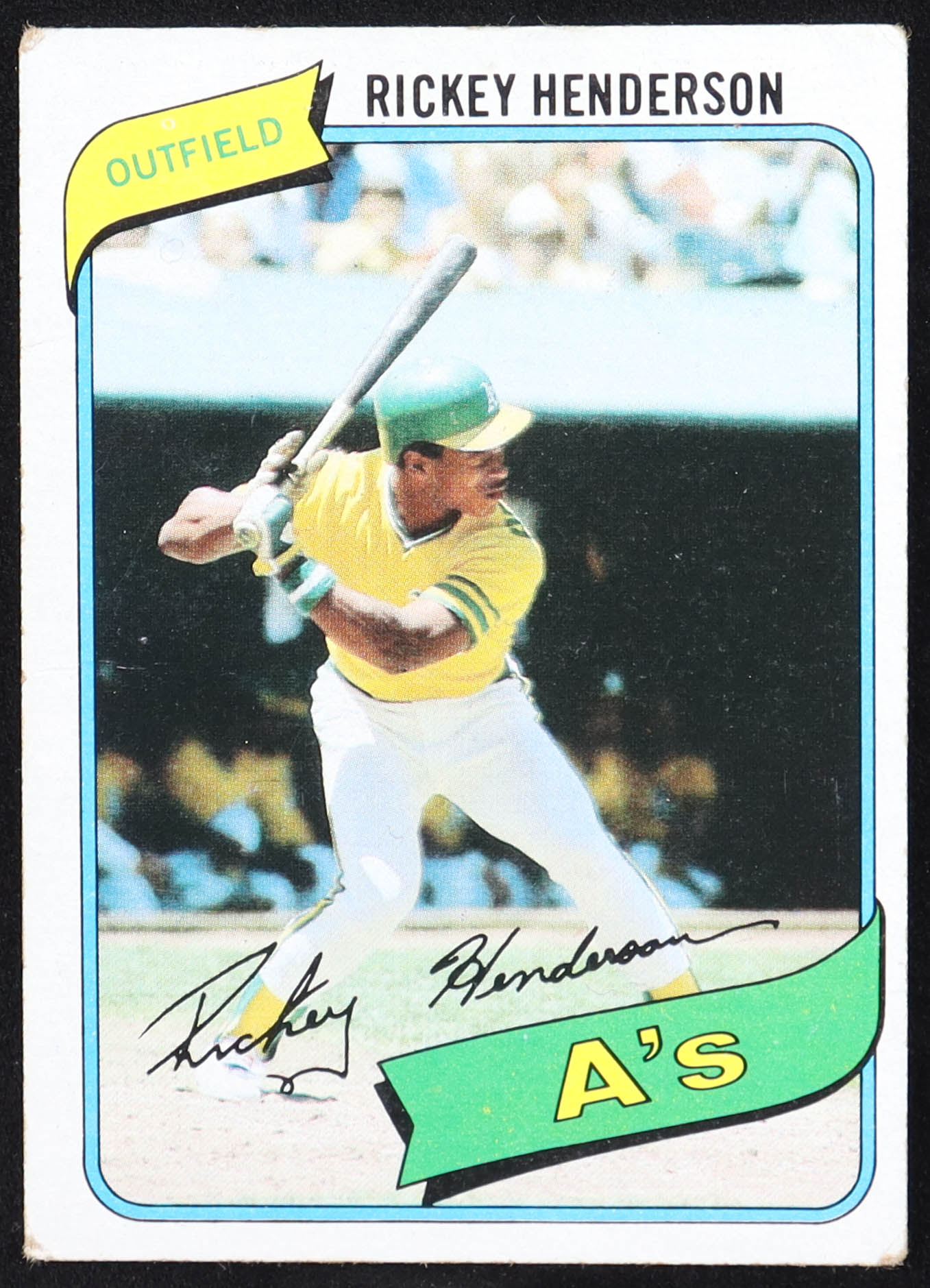 Rickey Henderson 1980 Topps #482 RC at PristineAuction.com Rickey Henderson 1980 Topps #482 RC at PristineAuction.com
