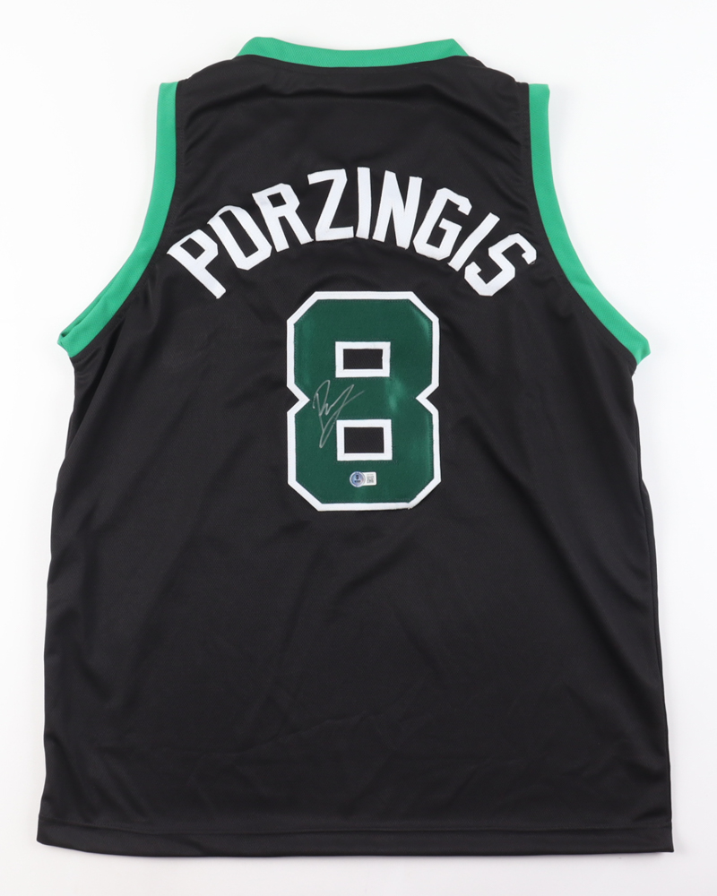 Kristaps Porzingis Signed Jersey (Beckett) at PristineAuction.com Kristaps Porzingis Signed Jersey (Beckett) at PristineAuction.com