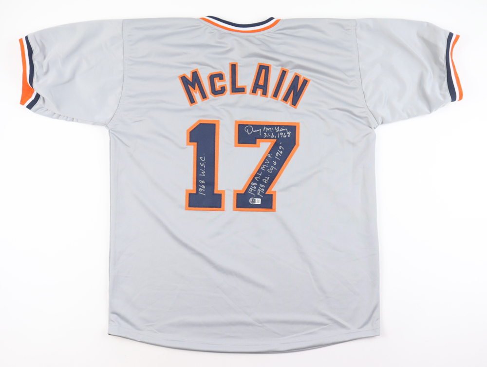 Denny McLain Signed Jersey With Multiple Inscriptions (Beckett) at PristineAuction.com Denny McLain Signed Jersey With Multiple Inscriptions (Beckett) at PristineAuction.com