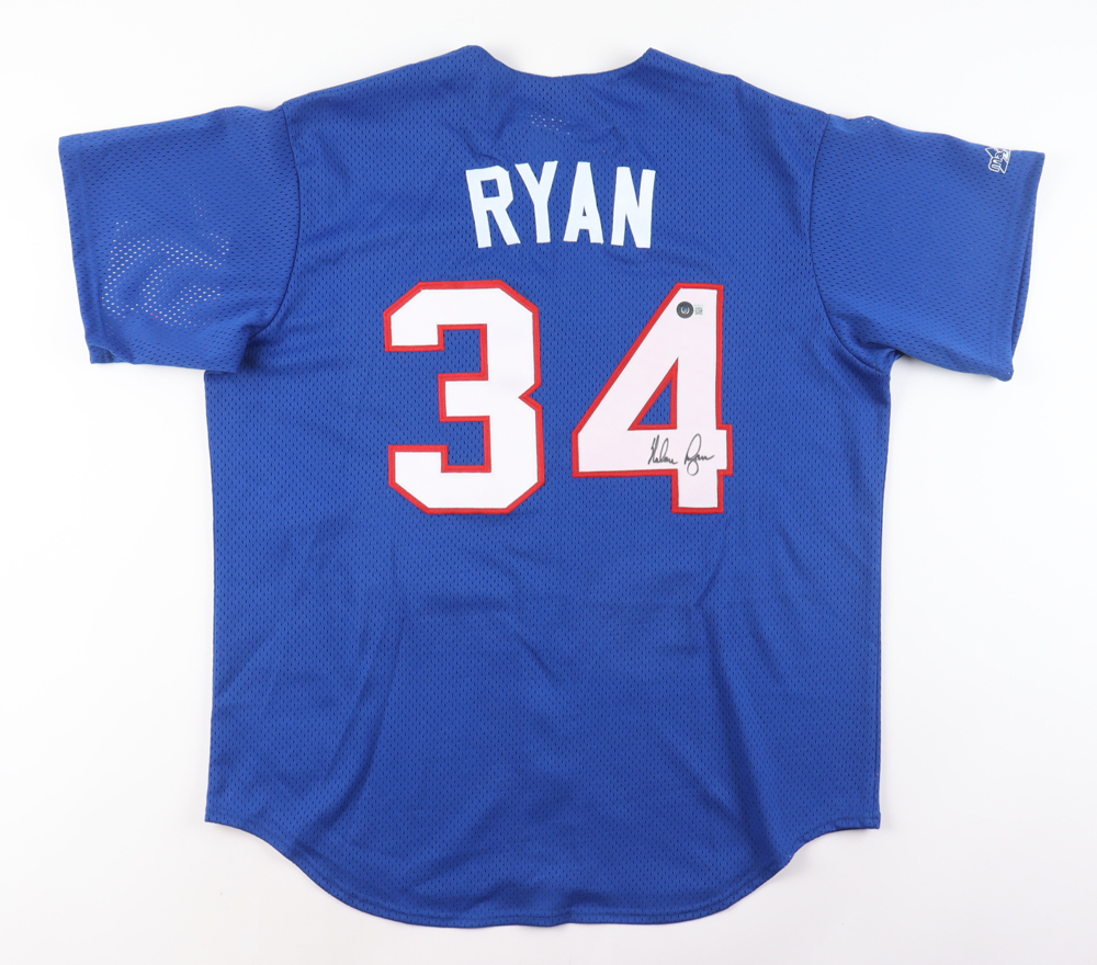 Nolan Ryan Signed Rangers Jersey (Beckett) at PristineAuction.com Nolan Ryan Signed Rangers Jersey (Beckett) at PristineAuction.com