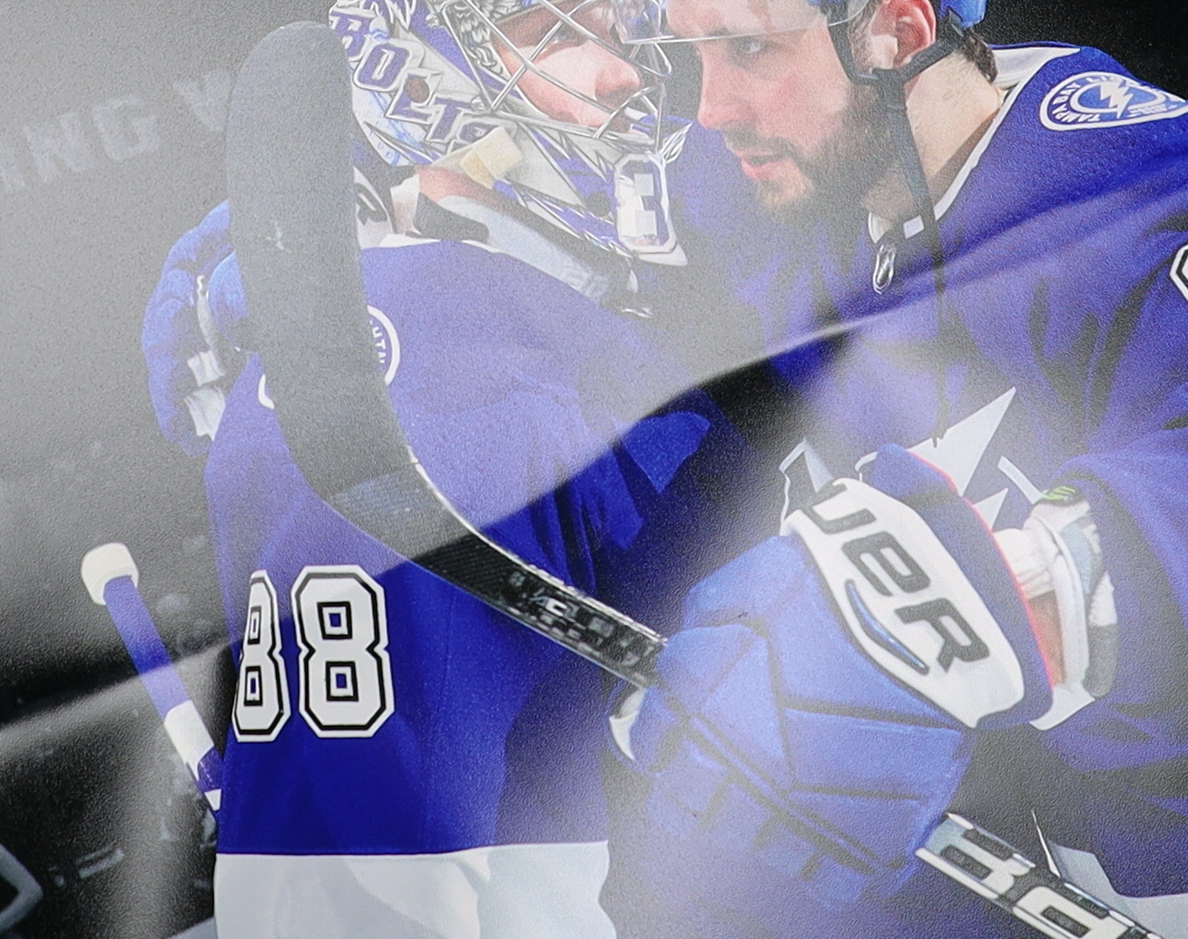 Andrei Vasilevskiy & Nikita Kucherov Signed Lightning 16x20 Photo (Fanatics) at PristineAuction.com Andrei Vasilevskiy & Nikita Kucherov Signed Lightning 16x20 Photo (Fanatics) at PristineAuction.com