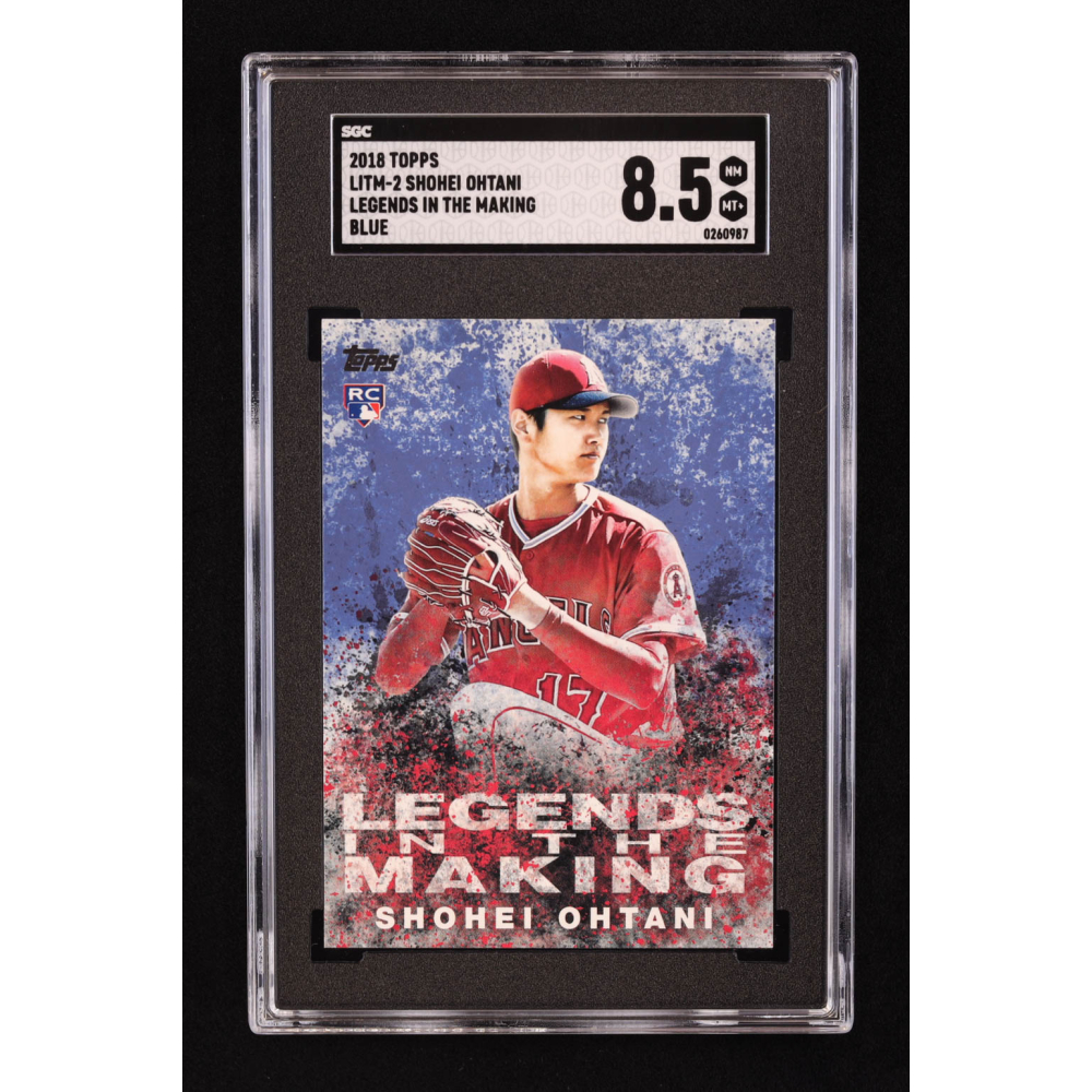2018 Topps Shohei Ohtani Legends in the Making LITM-21 SGC 9 MINT RC LA ANGELS
