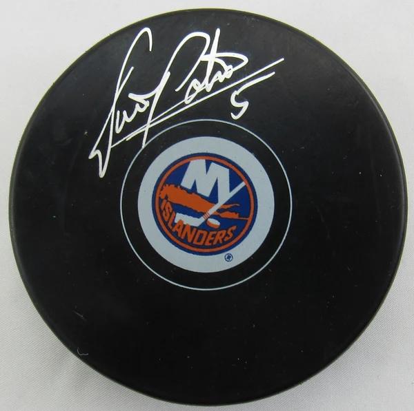 Denis Potvin Signed Islanders Logo Hockey Puck (JSA) at PristineAuction.com Denis Potvin Signed Islanders Logo Hockey Puck (JSA) at PristineAuction.com
