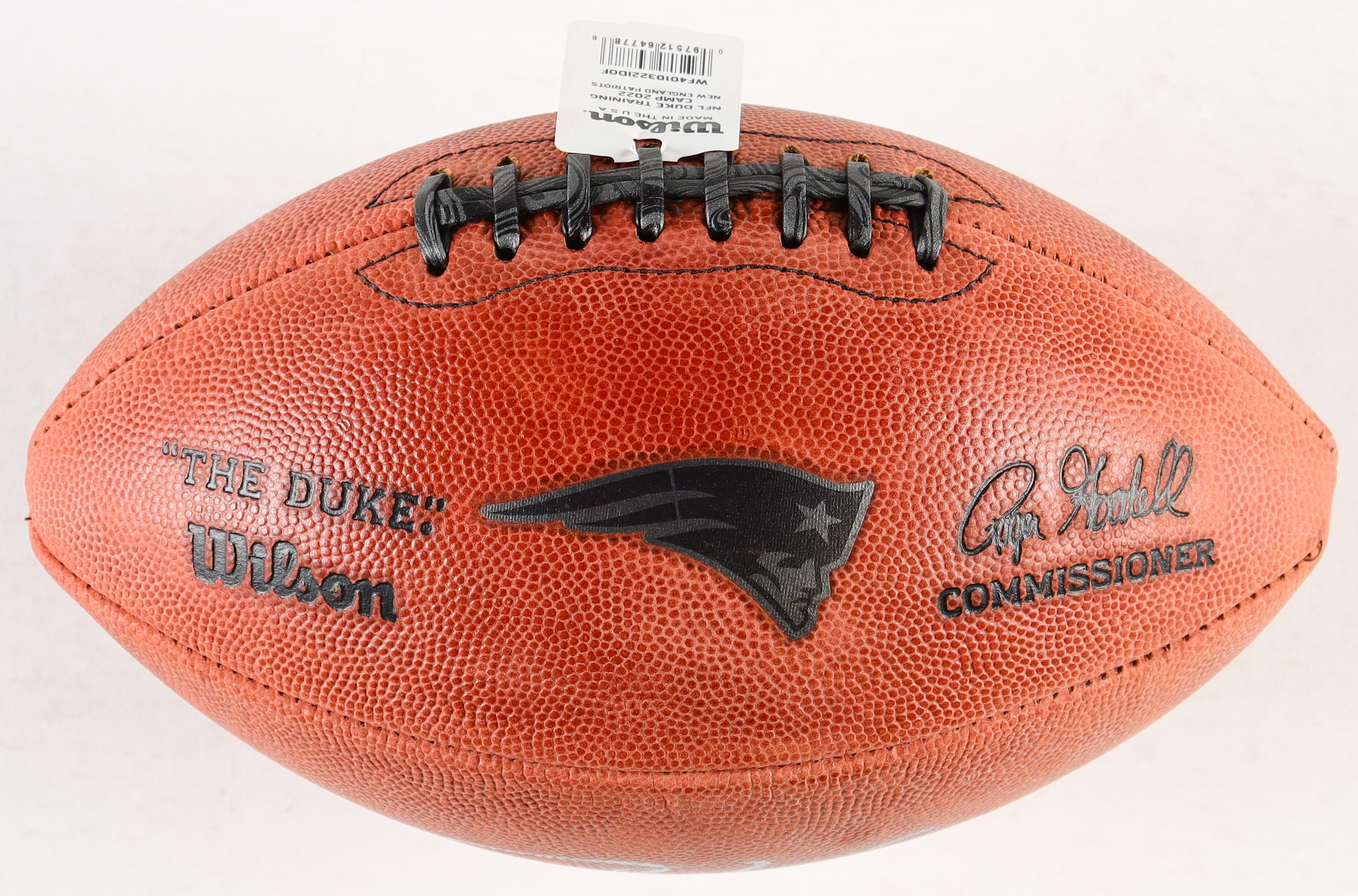 Tom Brady Signed Official NFL "The Duke" Patriots Logo Football (Fanatics) at PristineAuction.com Tom Brady Signed Official NFL "The Duke" Patriots Logo Football (Fanatics) at PristineAuction.com