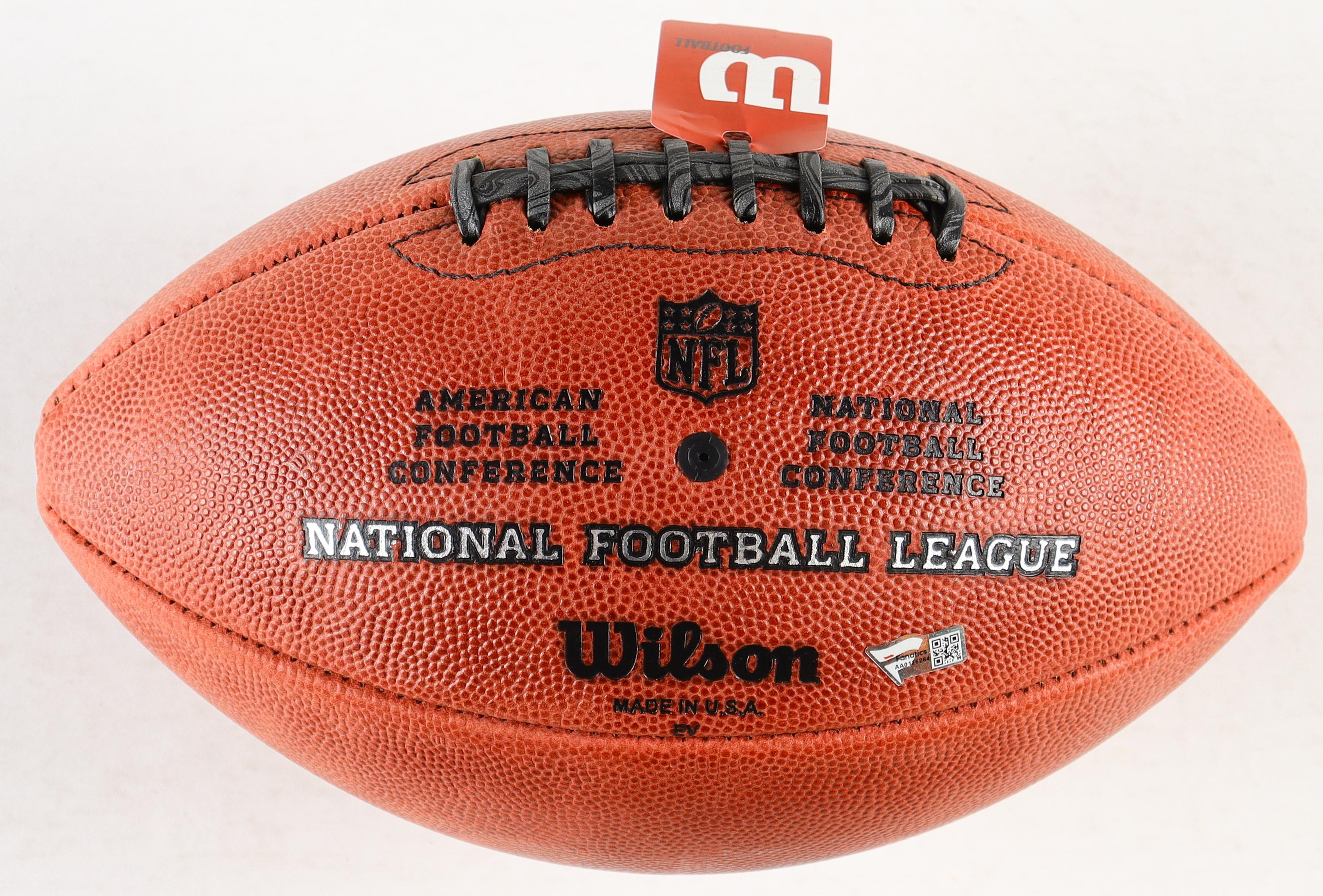 Tom Brady Signed Official NFL "The Duke" Patriots Logo Football (Fanatics) at PristineAuction.com Tom Brady Signed Official NFL "The Duke" Patriots Logo Football (Fanatics) at PristineAuction.com