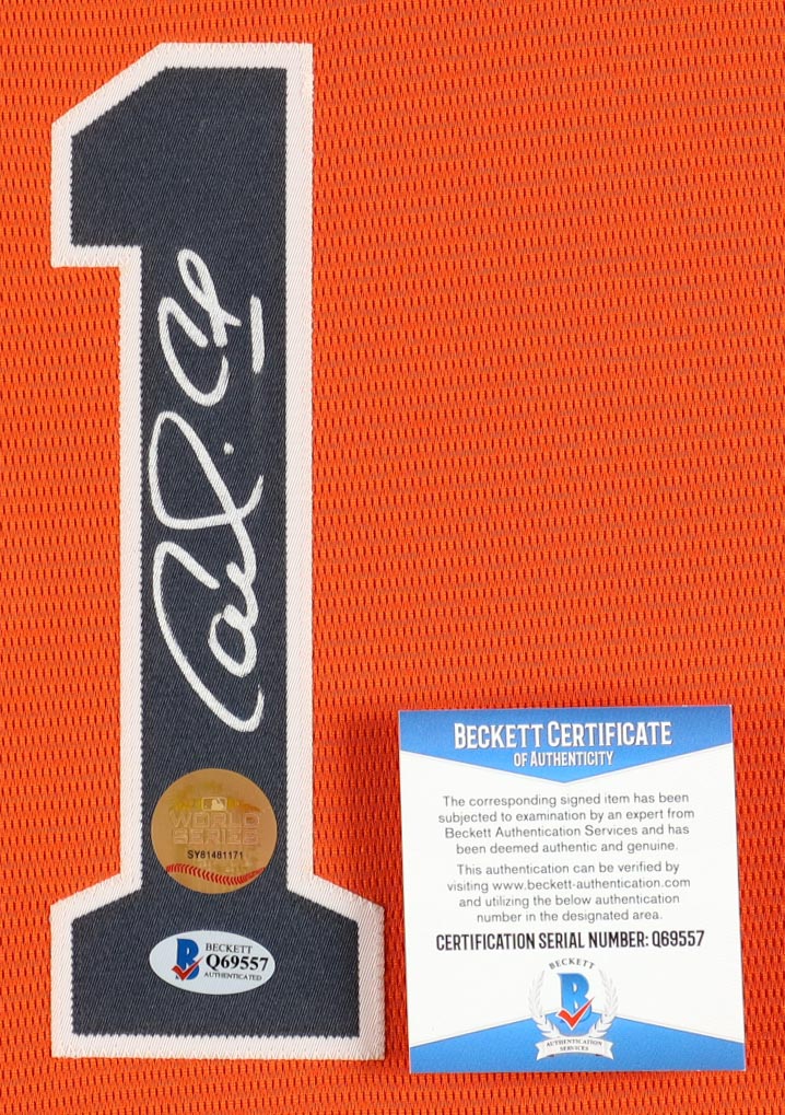 Carlos Correa Signed Custom Framed Jersey Display (Beckett) at PristineAuction.com Carlos Correa Signed Custom Framed Jersey Display (Beckett) at PristineAuction.com