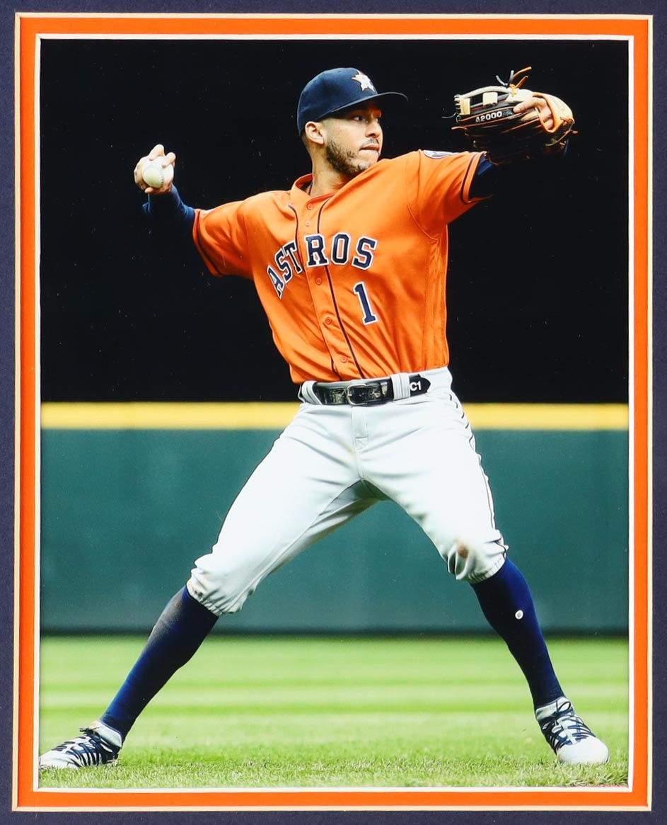 Carlos Correa Signed Custom Framed Jersey Display (Beckett) at PristineAuction.com Carlos Correa Signed Custom Framed Jersey Display (Beckett) at PristineAuction.com