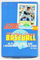 1989 Score Baseball Wax Box of (36) Packs at PristineAuction.com