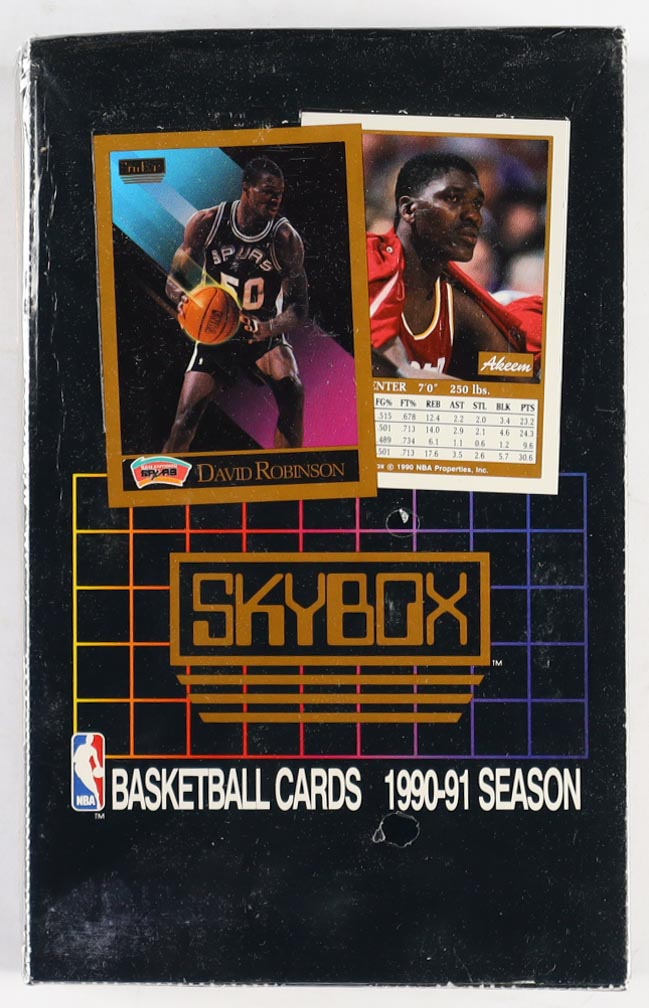 1990-91 Skybox Series 1 Basketball Wax Box With (36) Packs at PristineAuction.com 1990-91 Skybox Series 1 Basketball Wax Box With (36) Packs at PristineAuction.com