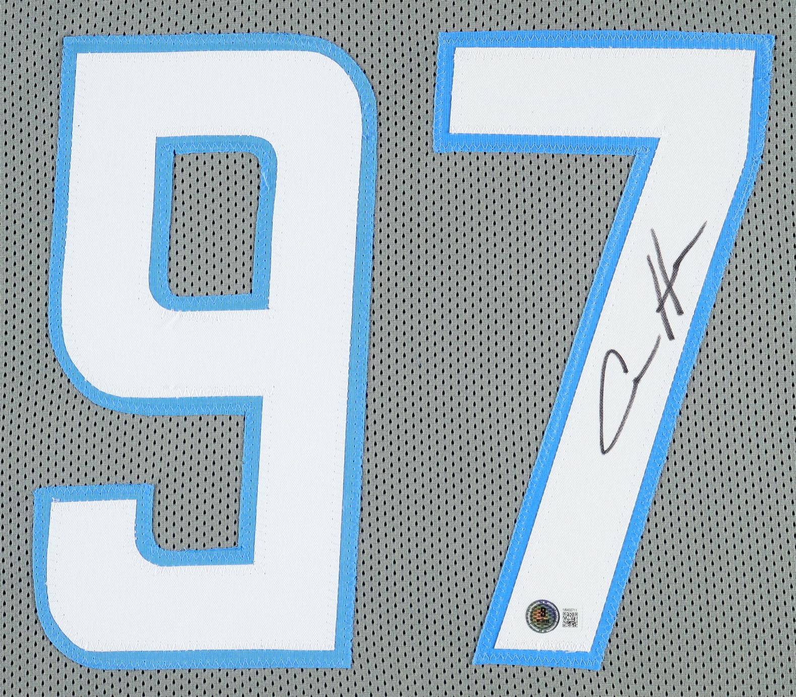 Aidan Hutchinson Signed Custom Framed Jersey Display (Beckett) at PristineAuction.com Aidan Hutchinson Signed Custom Framed Jersey Display (Beckett) at PristineAuction.com