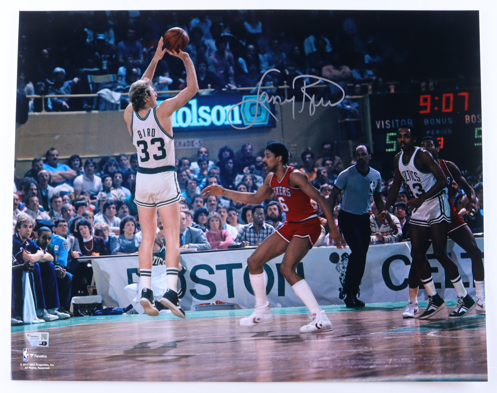 Larry Bird Signed Celtics 16x20 Photo (Fanatics) at PristineAuction.com Larry Bird Signed Celtics 16x20 Photo (Fanatics) at PristineAuction.com