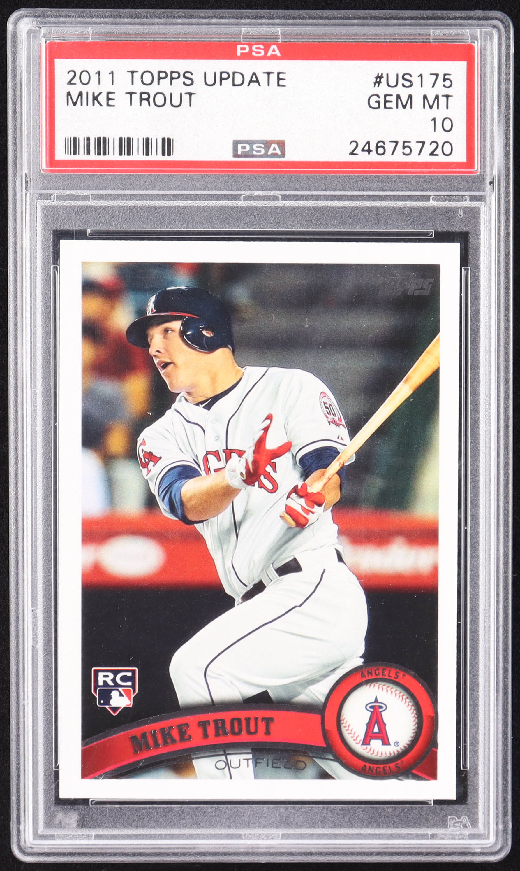 Mike Trout 2011 Topps Update #US175 RC (PSA 10) | Pristine Auction