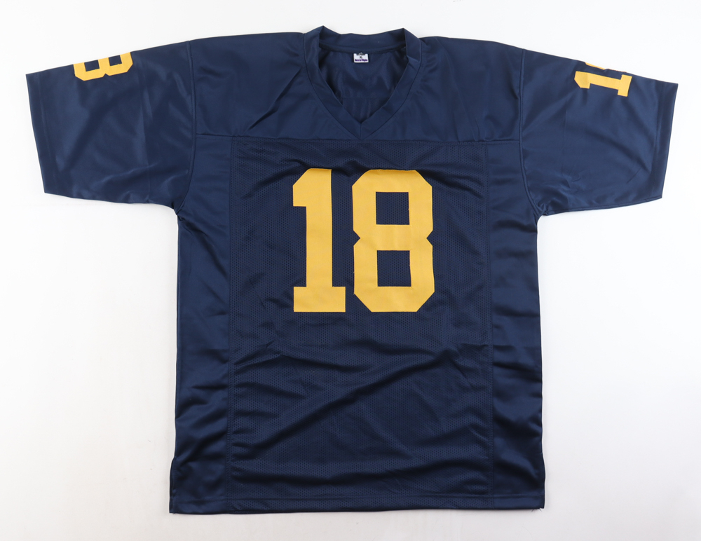 Colston Loveland Signed Jersey Inscribed "2023 National Champs!" (Beckett) at PristineAuction.com Colston Loveland Signed Jersey Inscribed "2023 National Champs!" (Beckett) at PristineAuction.com