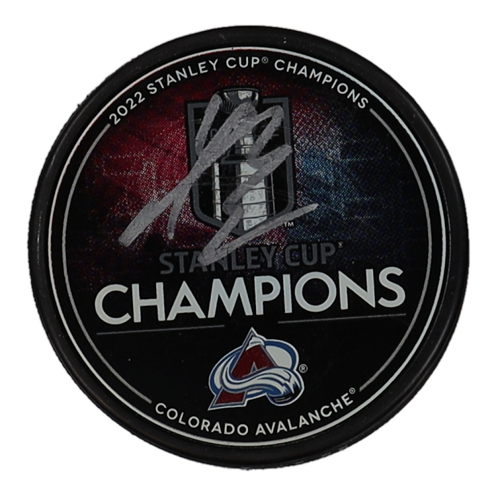 Valeri Nichushkin Signed 2022 Stanley Cup Champions Avalanche Logo ...
